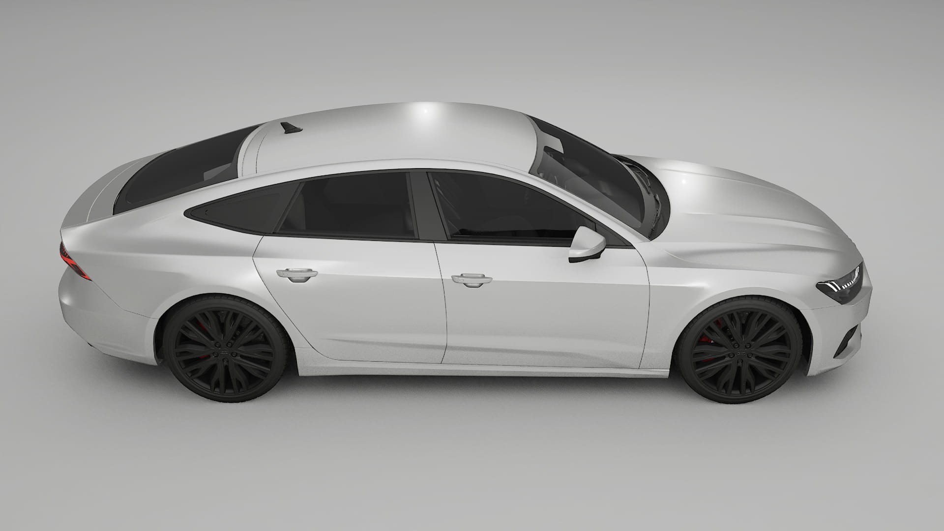 Audi A7 C8 Sportback prefacelift pre LCI TPU Lackskyddsfilm | OPAL Färgskiftande PPF – Komplett Förskuret Kit