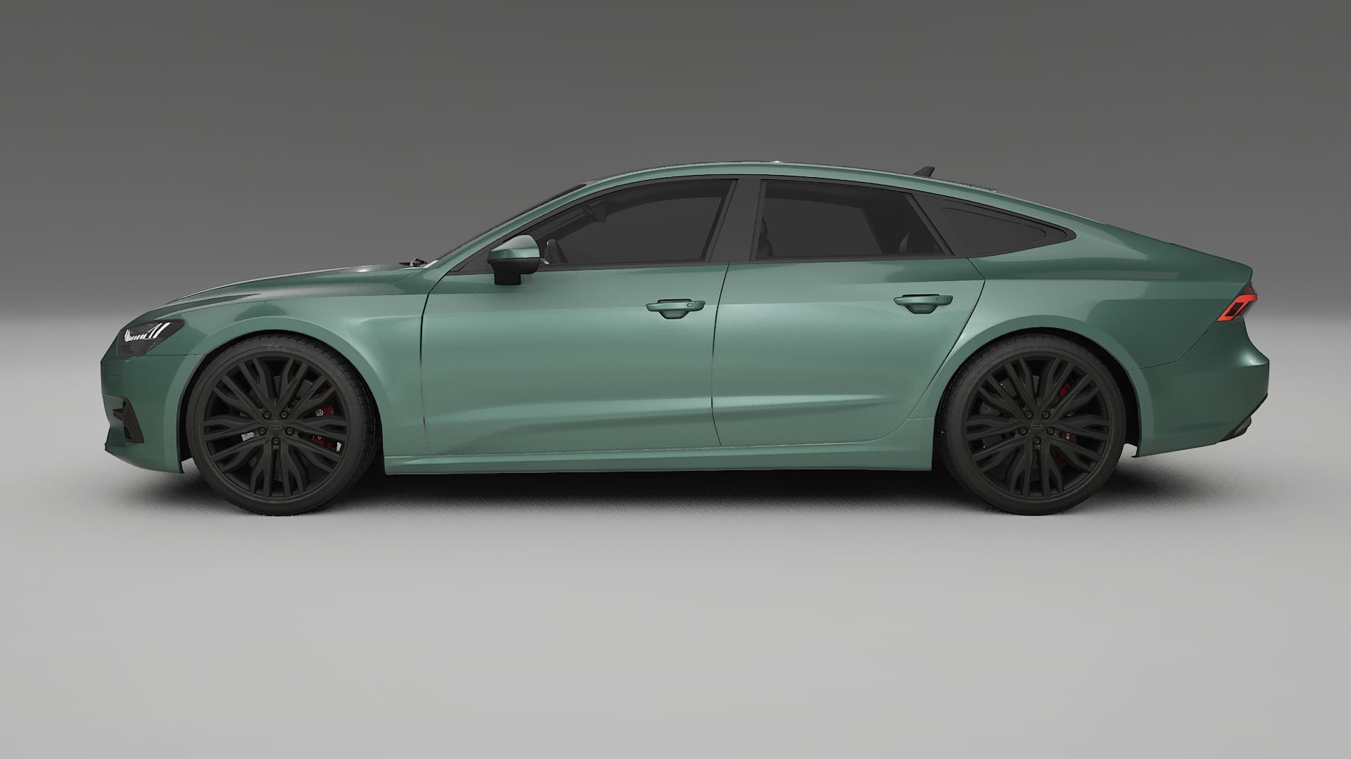 Audi A7 C8 Sportback prefacelift pre LCI TPU Lackskyddsfilm | EVERGREEN Färgskiftande PPF – Komplett Förskuret Kit