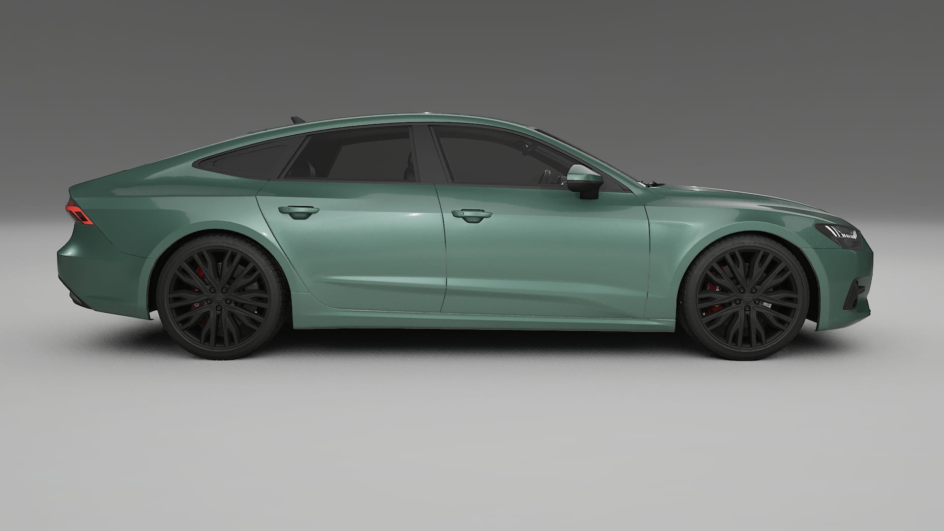 Audi A7 C8 Sportback prefacelift pre LCI TPU Lackskyddsfilm | EVERGREEN Färgskiftande PPF – Komplett Förskuret Kit