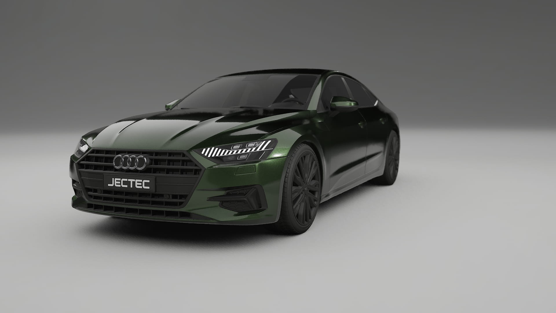 Audi A7 C8 Sportback prefacelift pre LCI TPU Lackskyddsfilm | LAGOON Färgskiftande PPF – Komplett Förskuret Kit