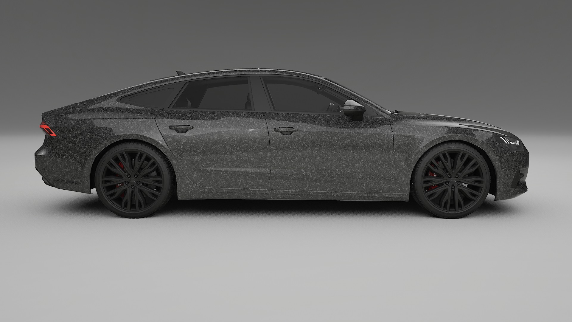 Audi A7 C8 Sportback prefacelift pre LCI TPU Lackskyddsfilm | FORGED S Färgskiftande PPF – Komplett Förskuret Kit