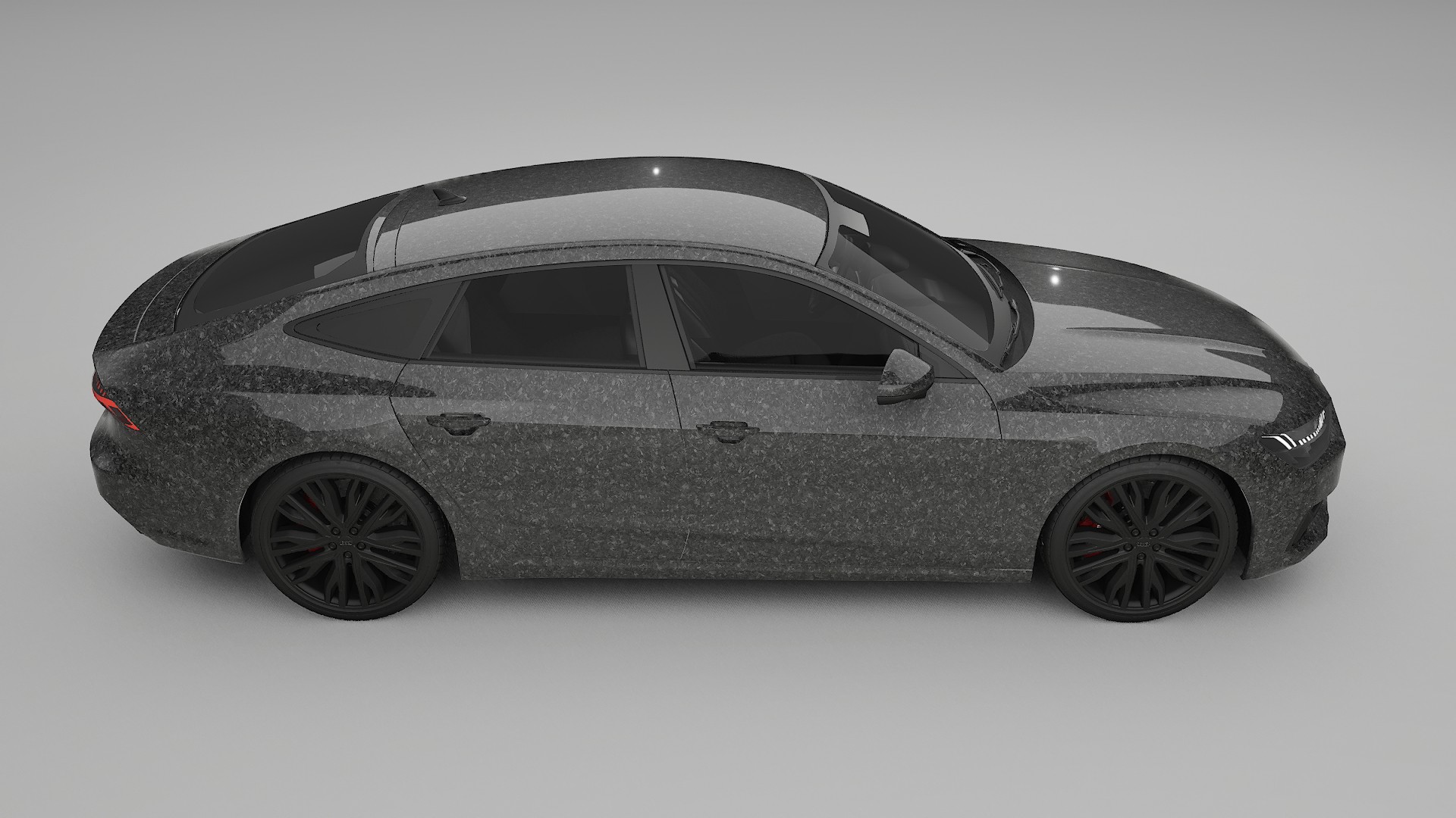 Audi A7 C8 Sportback prefacelift pre LCI TPU Lackskyddsfilm | FORGED S Färgskiftande PPF – Komplett Förskuret Kit