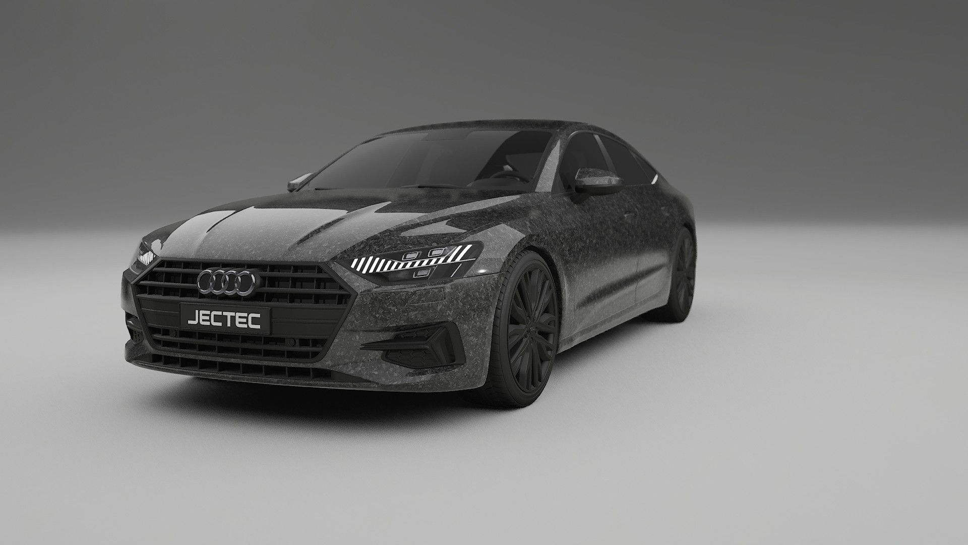 Audi A7 C8 Sportback prefacelift pre LCI TPU Lackskyddsfilm | FORGED S Färgskiftande PPF – Komplett Förskuret Kit