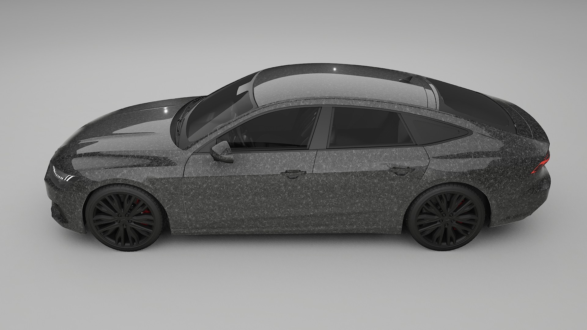 Audi A7 C8 Sportback prefacelift pre LCI TPU Lackskyddsfilm | FORGED S Färgskiftande PPF – Komplett Förskuret Kit