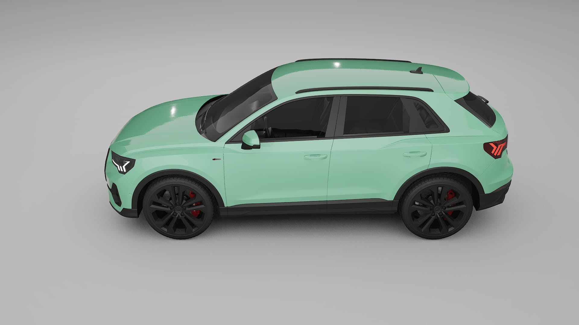 Audi Q3 S Line F3 TPU Lackskyddsfilm | DUSTY Färgskiftande PPF – Komplett Förskuret Kit