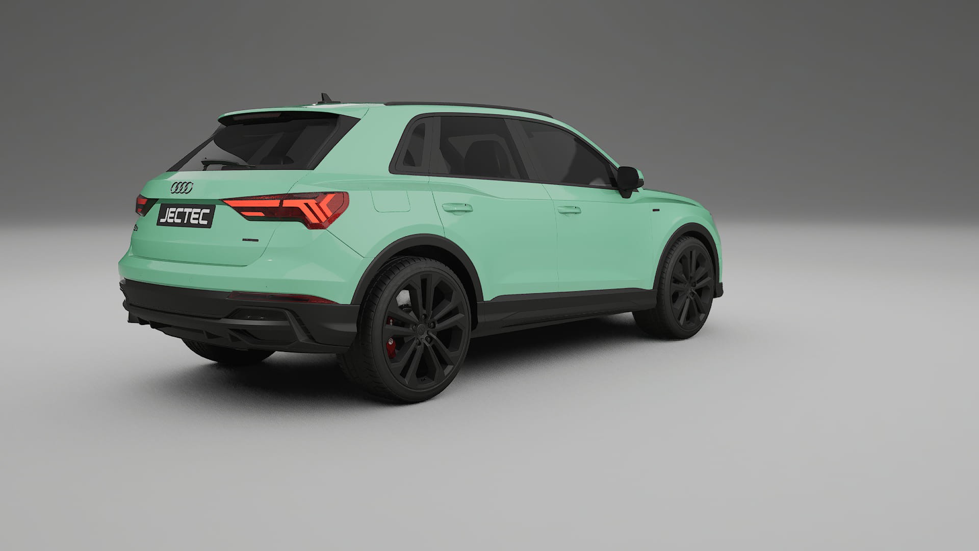 Audi Q3 S Line F3 TPU Lackskyddsfilm | DUSTY Färgskiftande PPF – Komplett Förskuret Kit