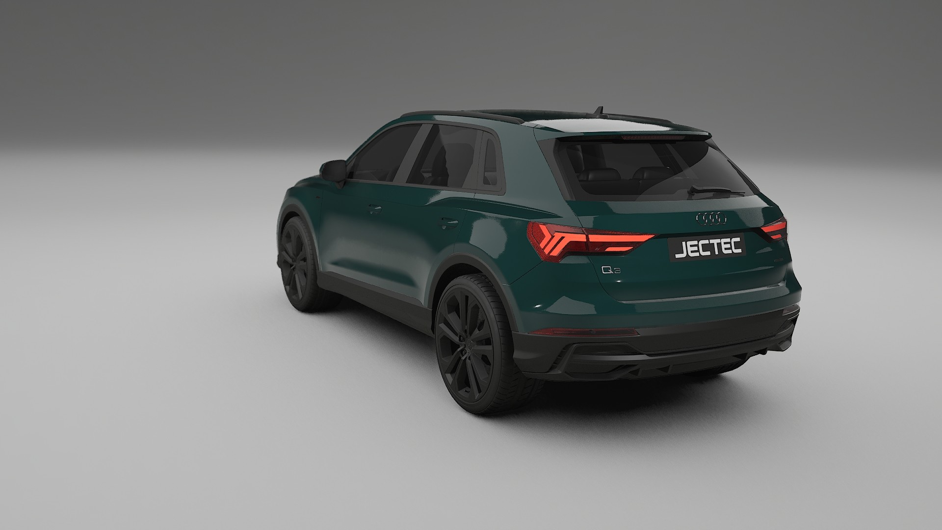Audi Q3 S Line F3 TPU Lackskyddsfilm | INFERNO Färgskiftande PPF – Komplett Förskuret Kit