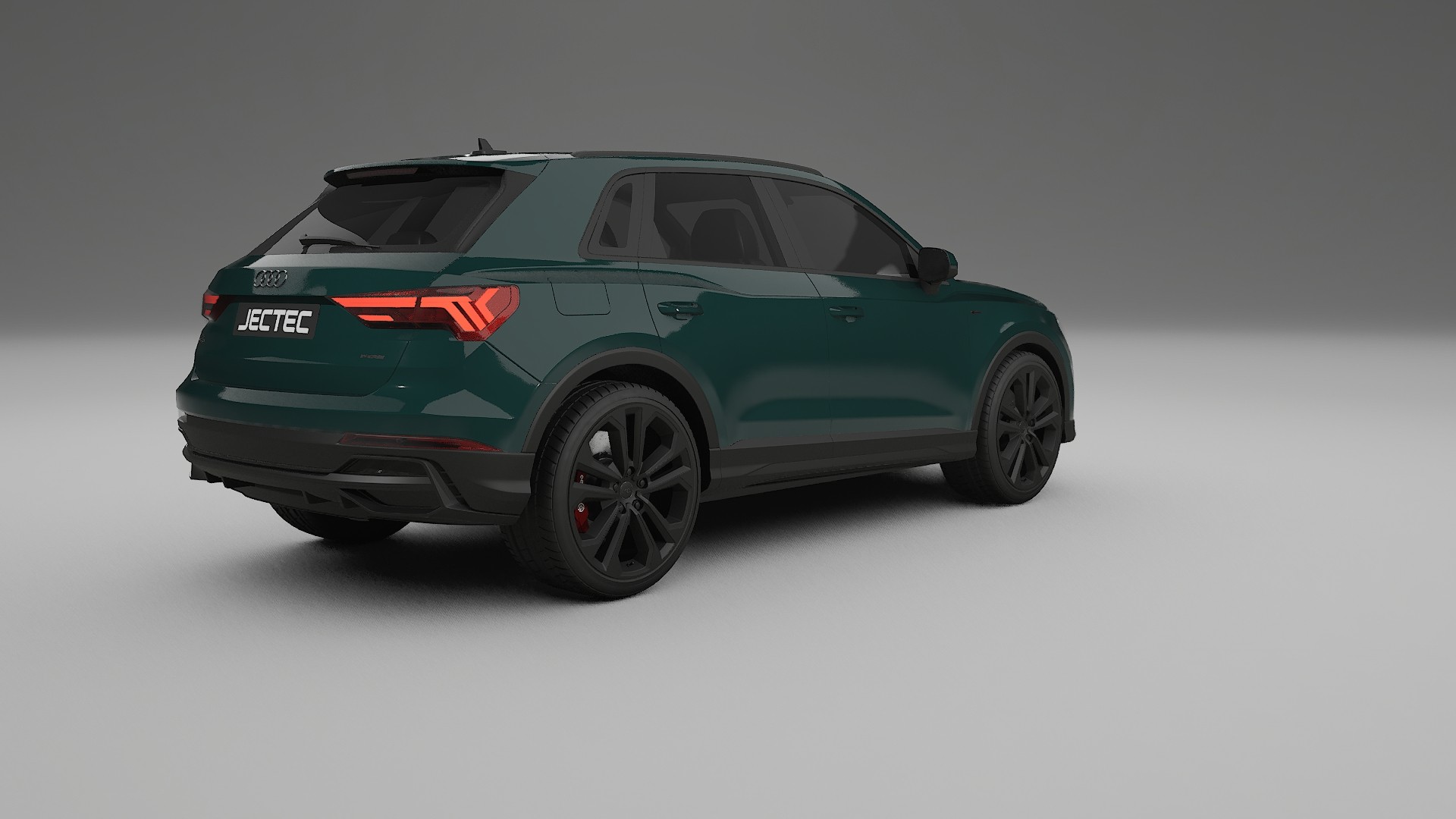 Audi Q3 S Line F3 TPU Lackskyddsfilm | INFERNO Färgskiftande PPF – Komplett Förskuret Kit