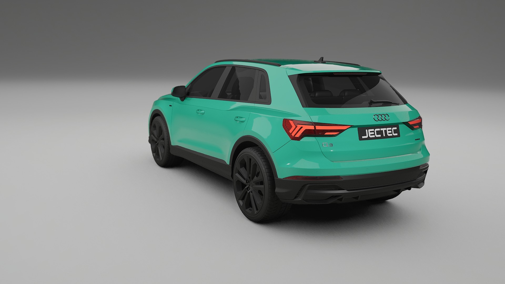Audi Q3 S Line F3 TPU Lackskyddsfilm | JEWEL Färgskiftande PPF – Komplett Förskuret Kit