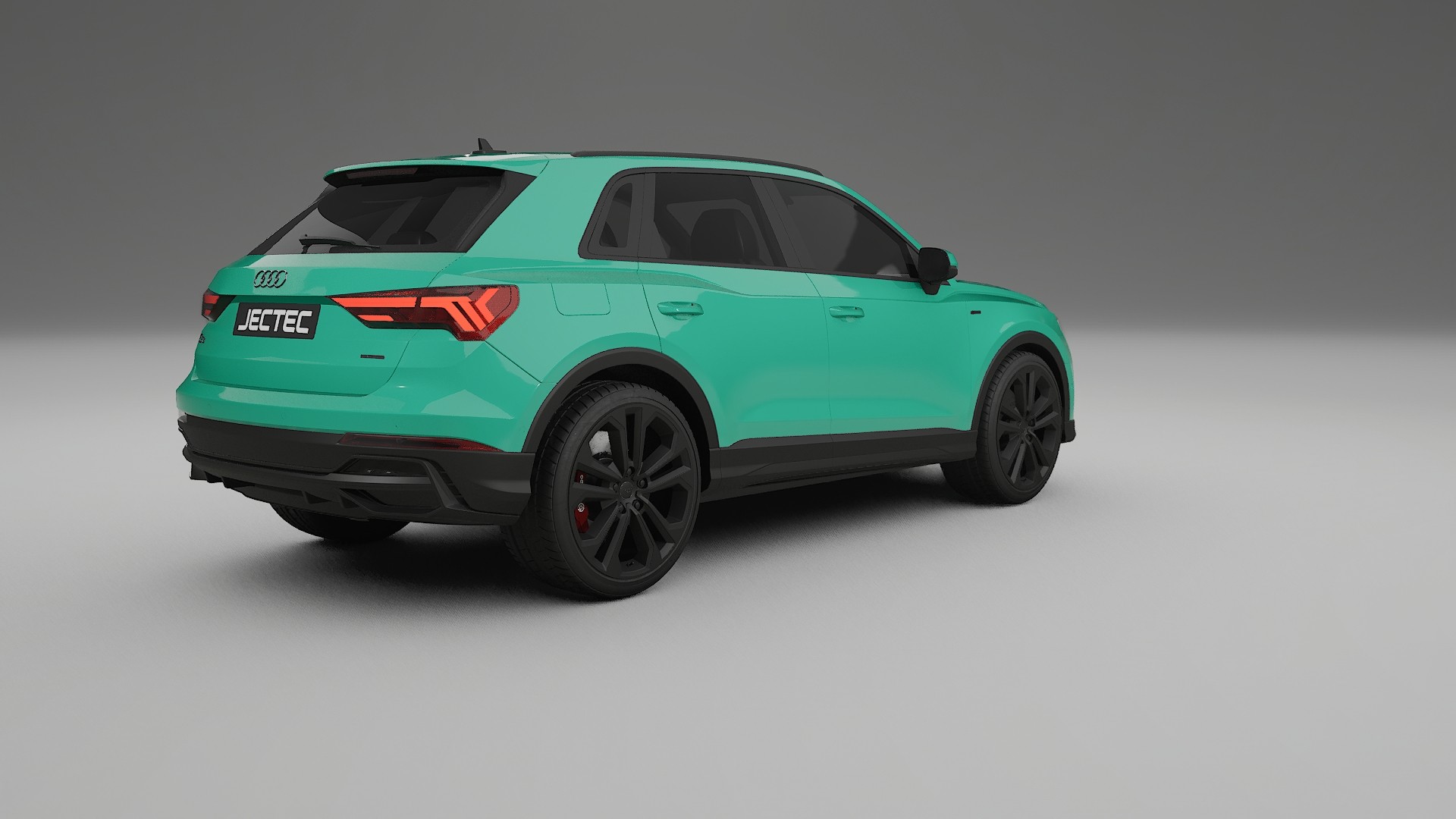 Audi Q3 S Line F3 TPU Lackskyddsfilm | JEWEL Färgskiftande PPF – Komplett Förskuret Kit