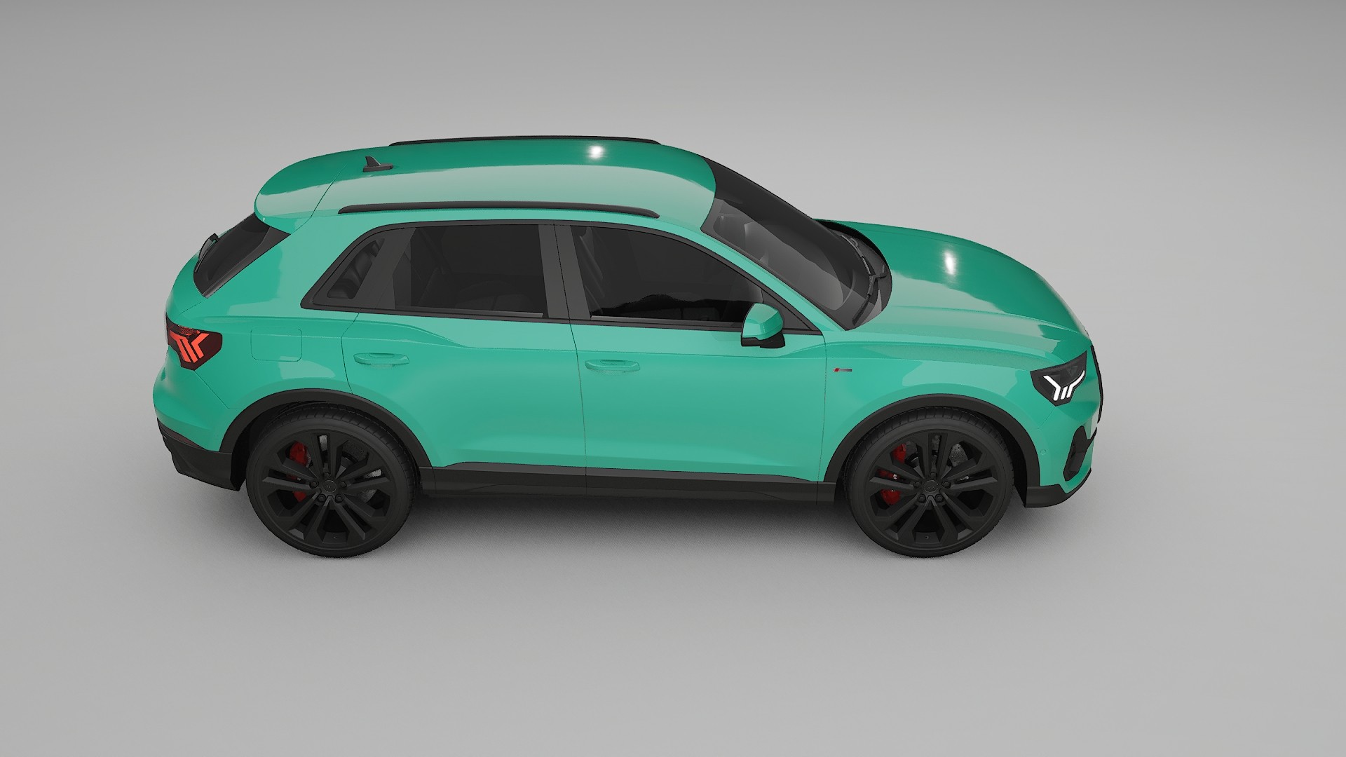 Audi Q3 S Line F3 TPU Lackskyddsfilm | JEWEL Färgskiftande PPF – Komplett Förskuret Kit