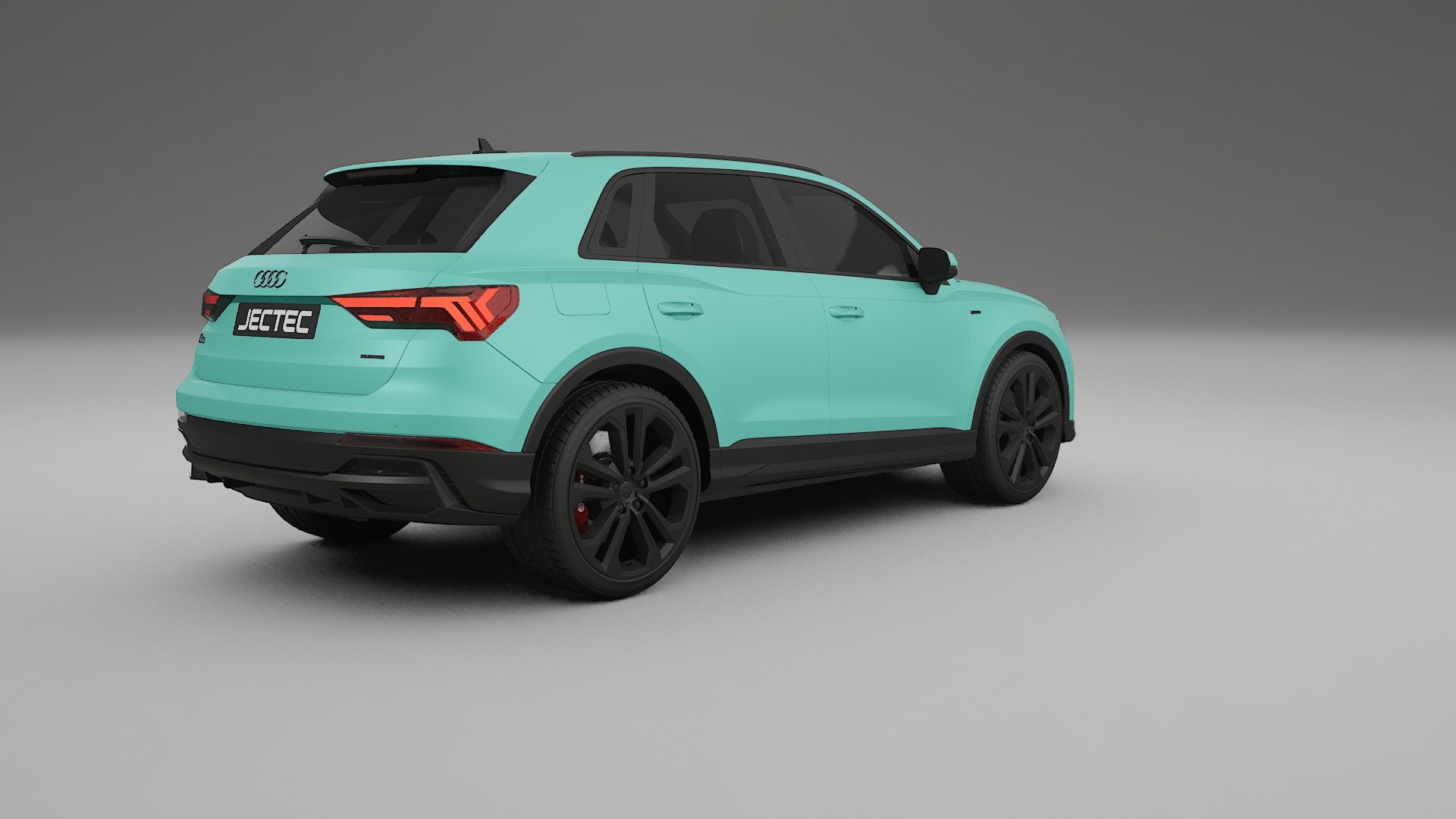 Audi Q3 S Line F3 TPU Lackskyddsfilm | FROST Färgskiftande PPF – Komplett Förskuret Kit