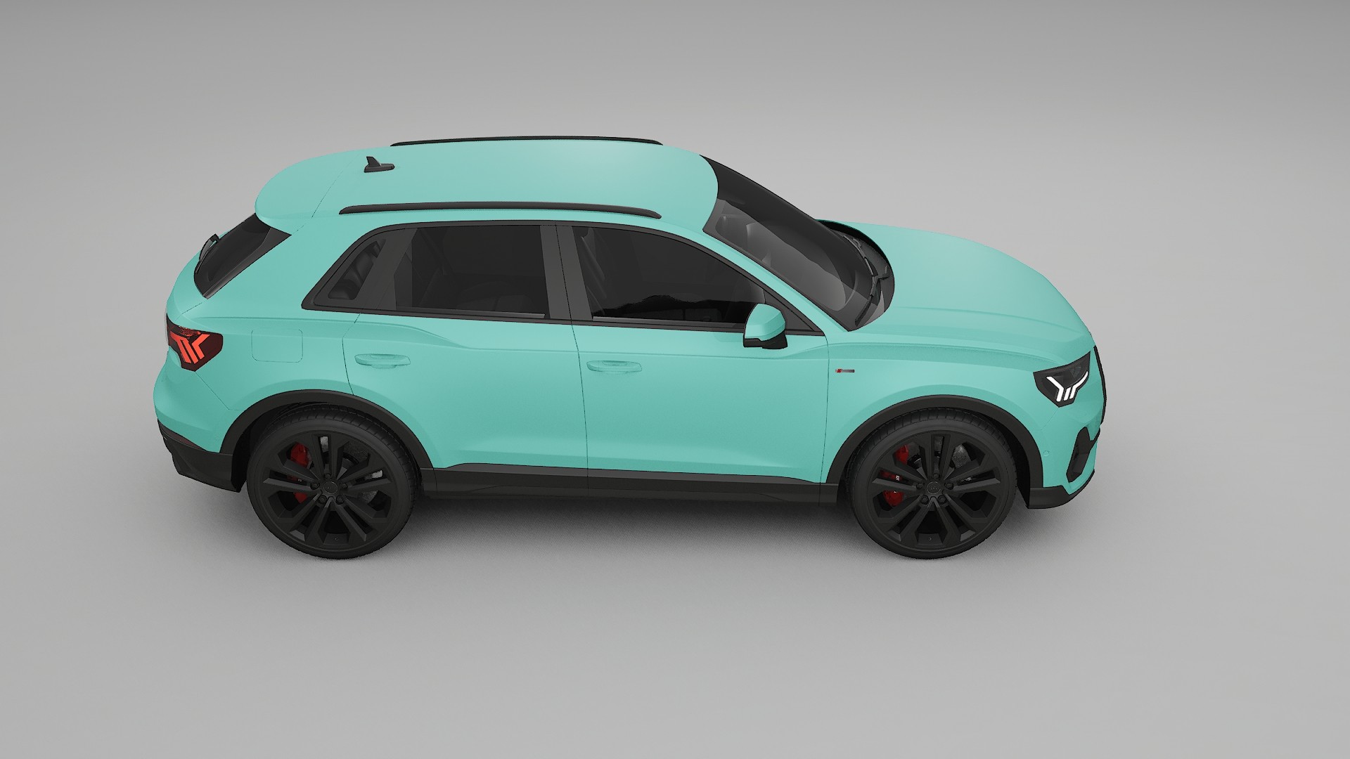 Audi Q3 S Line F3 TPU Lackskyddsfilm | FROST Färgskiftande PPF – Komplett Förskuret Kit