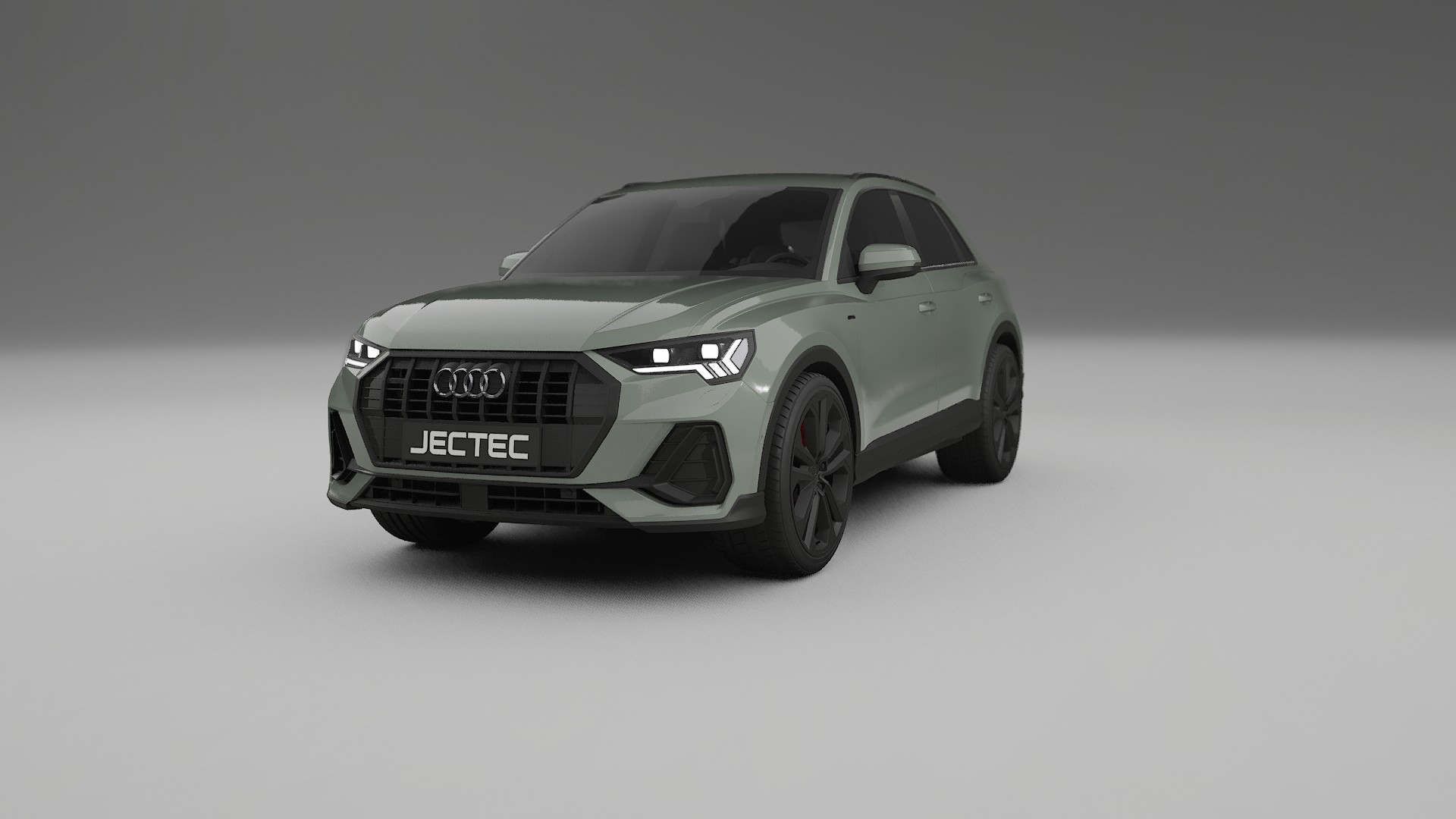 Audi Q3 S Line F3 TPU Lackskyddsfilm | SLATE Färgskiftande PPF – Komplett Förskuret Kit