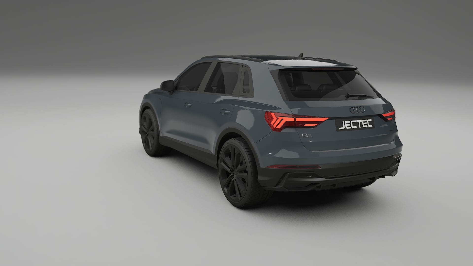 Audi Q3 S Line F3 TPU Lackskyddsfilm | GRANITE Färgskiftande PPF – Komplett Förskuret Kit