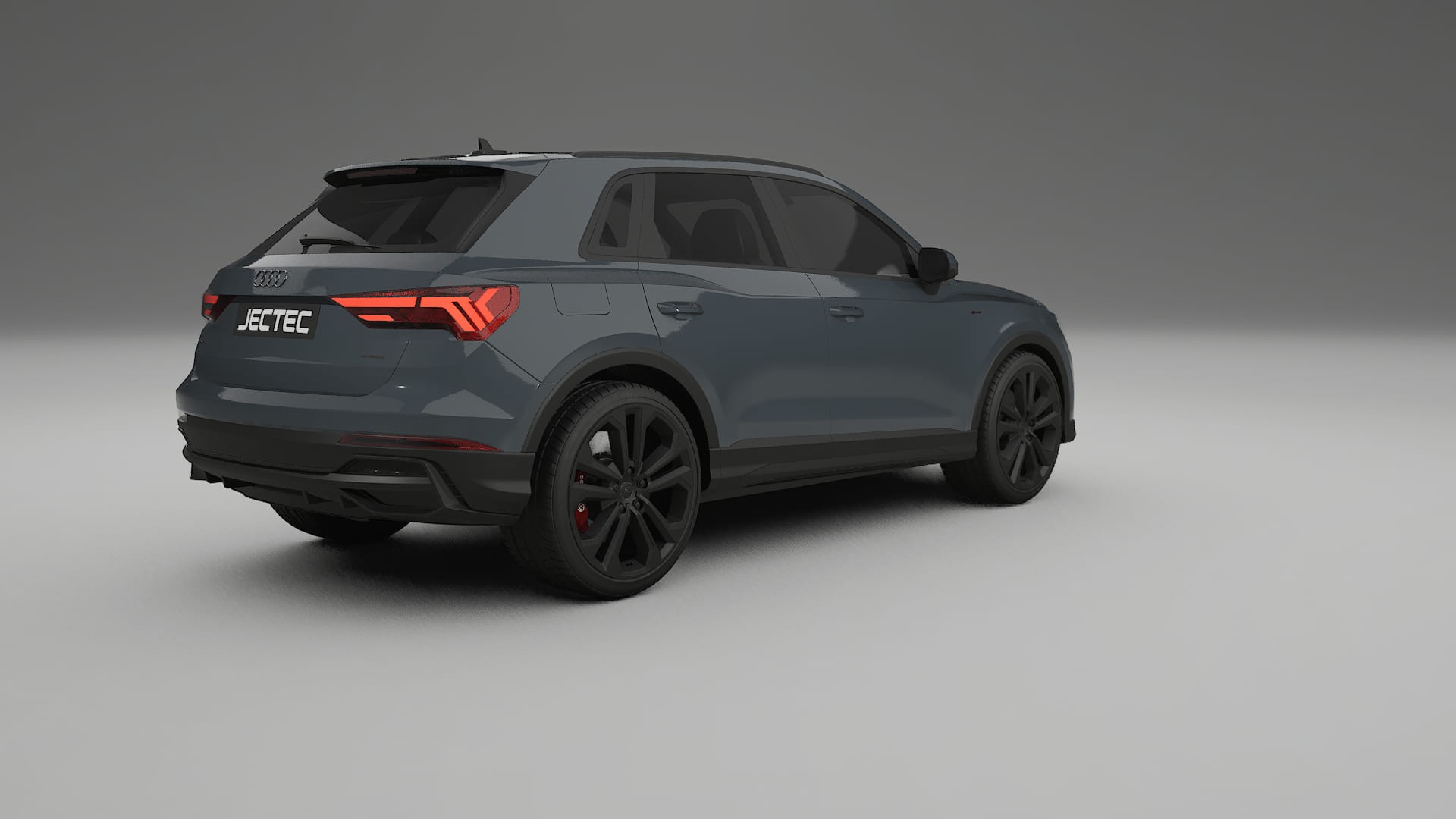 Audi Q3 S Line F3 TPU Lackskyddsfilm | GRANITE Färgskiftande PPF – Komplett Förskuret Kit