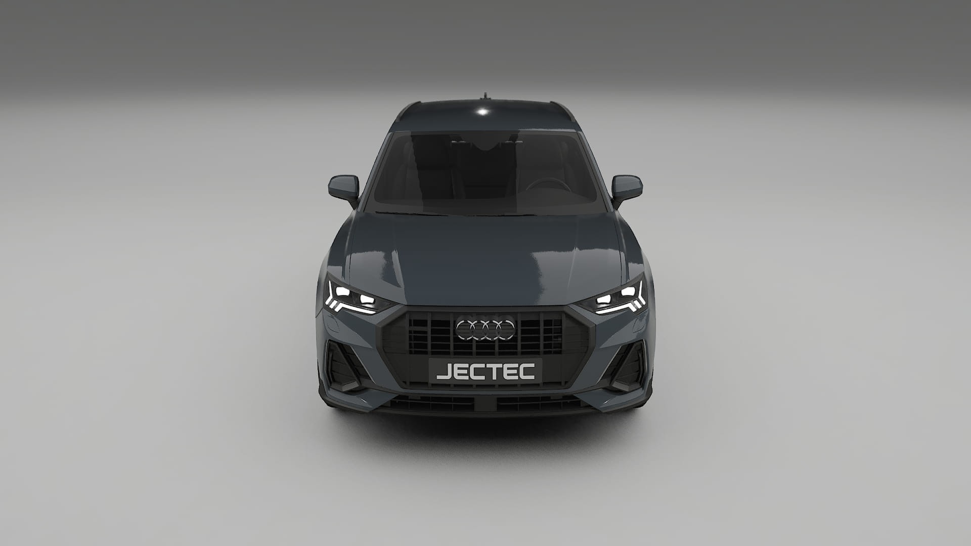 Audi Q3 S Line F3 TPU Lackskyddsfilm | GRANITE Färgskiftande PPF – Komplett Förskuret Kit