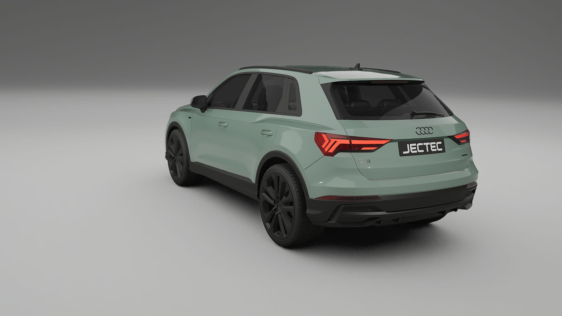 Audi Q3 S Line F3 TPU Lackskyddsfilm | CINDER Färgskiftande PPF – Komplett Förskuret Kit