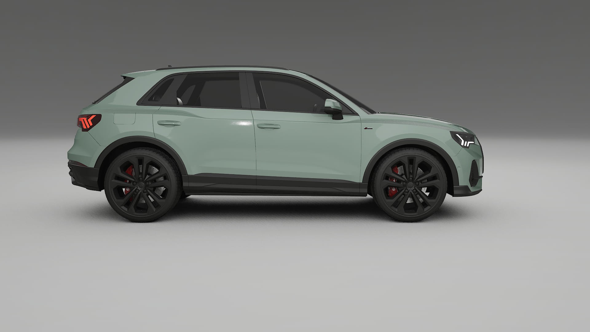 Audi Q3 S Line F3 TPU Lackskyddsfilm | CINDER Färgskiftande PPF – Komplett Förskuret Kit