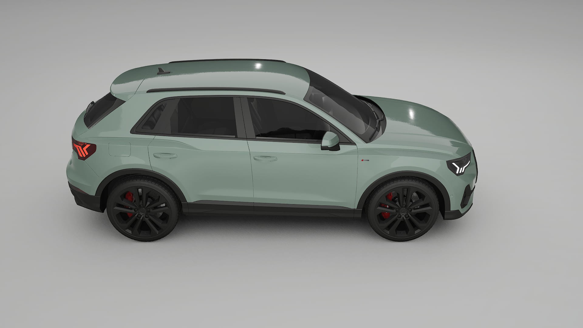 Audi Q3 S Line F3 TPU Lackskyddsfilm | CINDER Färgskiftande PPF – Komplett Förskuret Kit