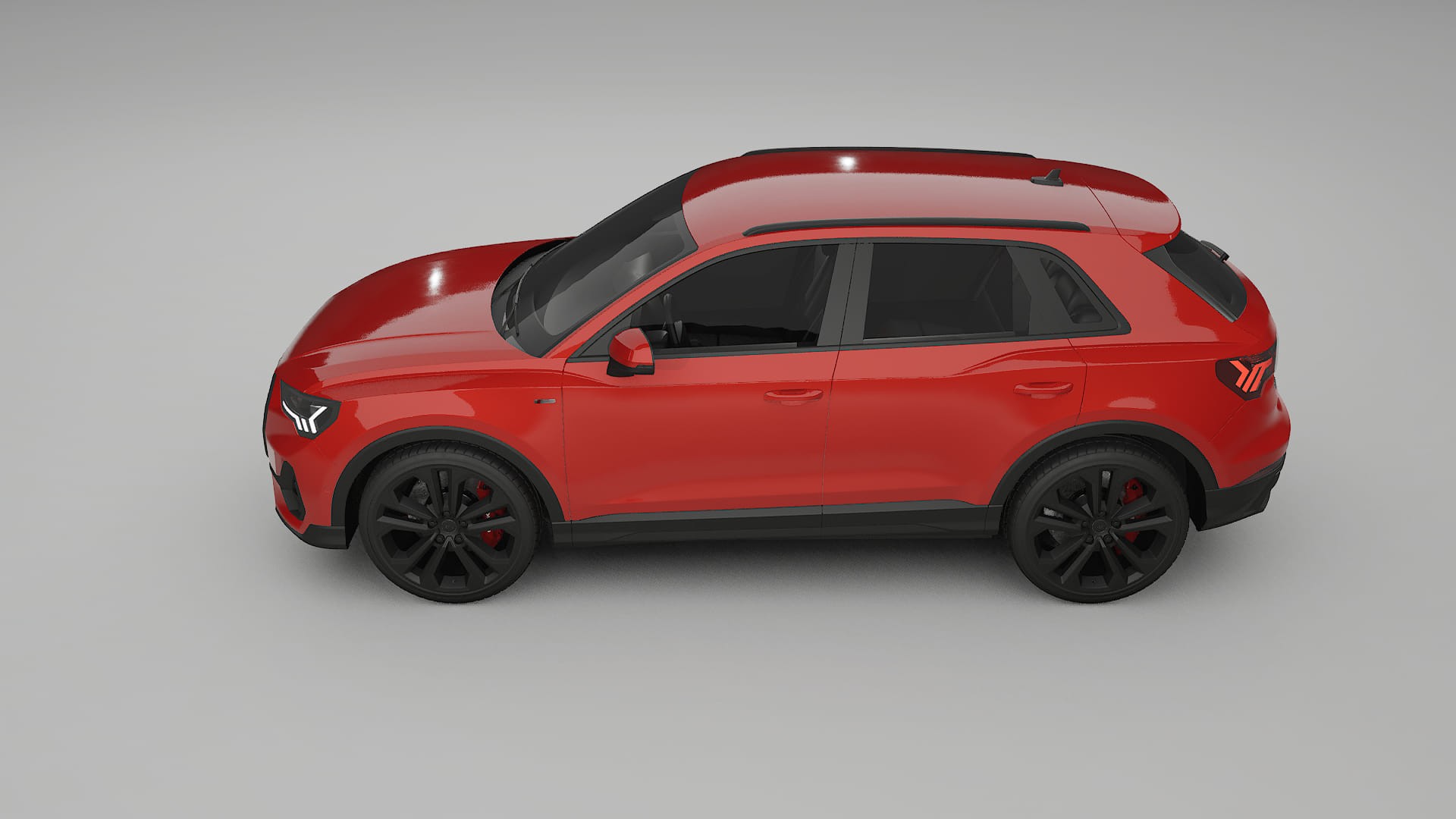Audi Q3 S Line F3 TPU Lackskyddsfilm | BLAZE Färgskiftande PPF – Komplett Förskuret Kit