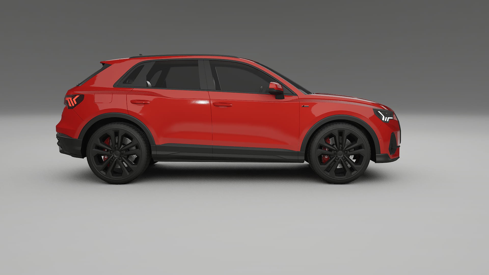 Audi Q3 S Line F3 TPU Lackskyddsfilm | BLAZE Färgskiftande PPF – Komplett Förskuret Kit