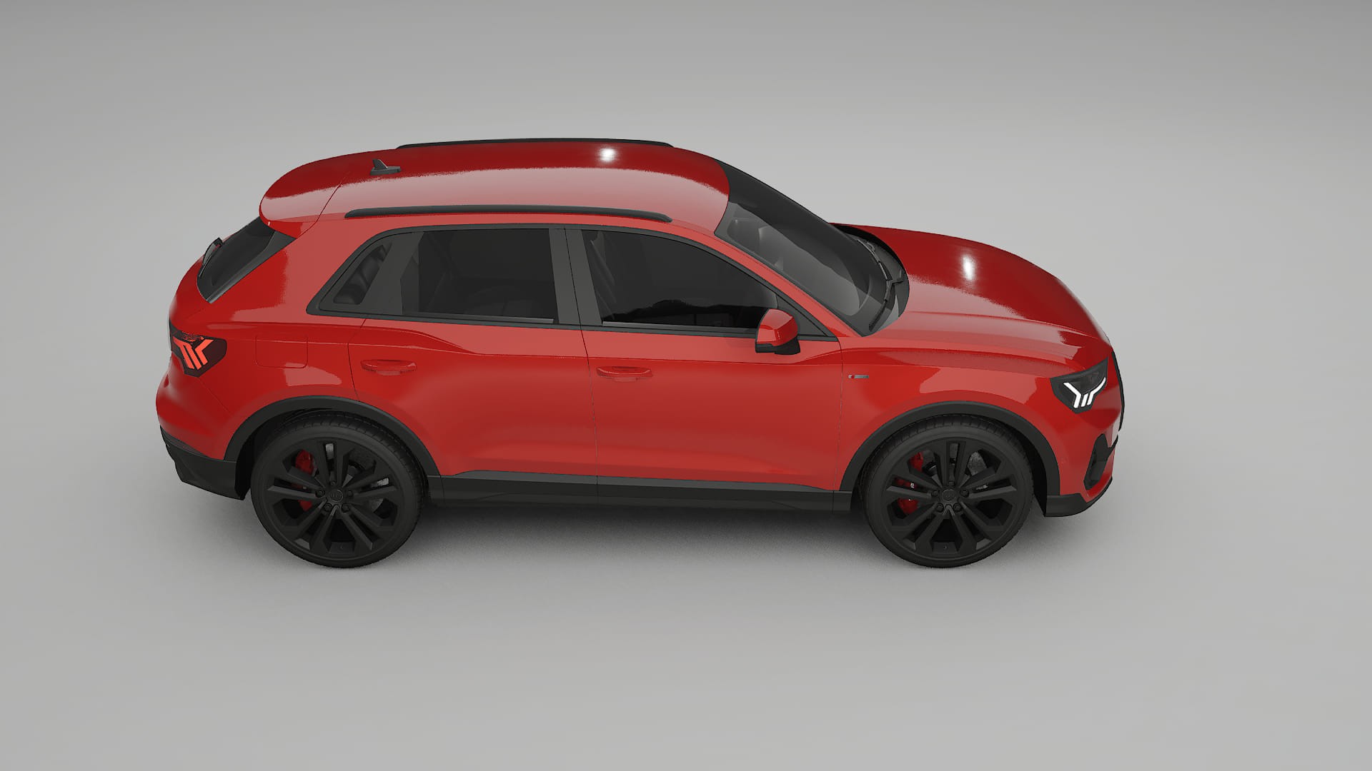Audi Q3 S Line F3 TPU Lackskyddsfilm | BLAZE Färgskiftande PPF – Komplett Förskuret Kit