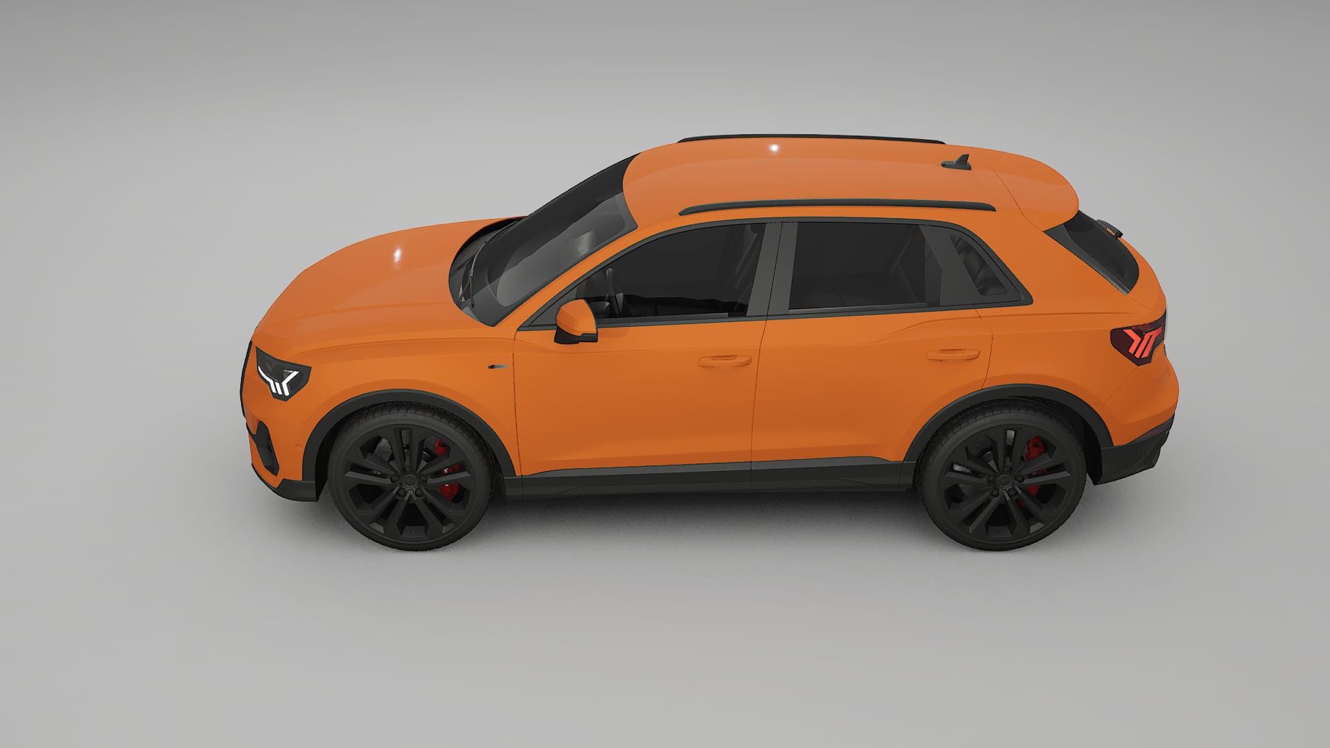 Audi Q3 S Line F3 TPU Lackskyddsfilm | ROCKET Färgskiftande PPF – Komplett Förskuret Kit