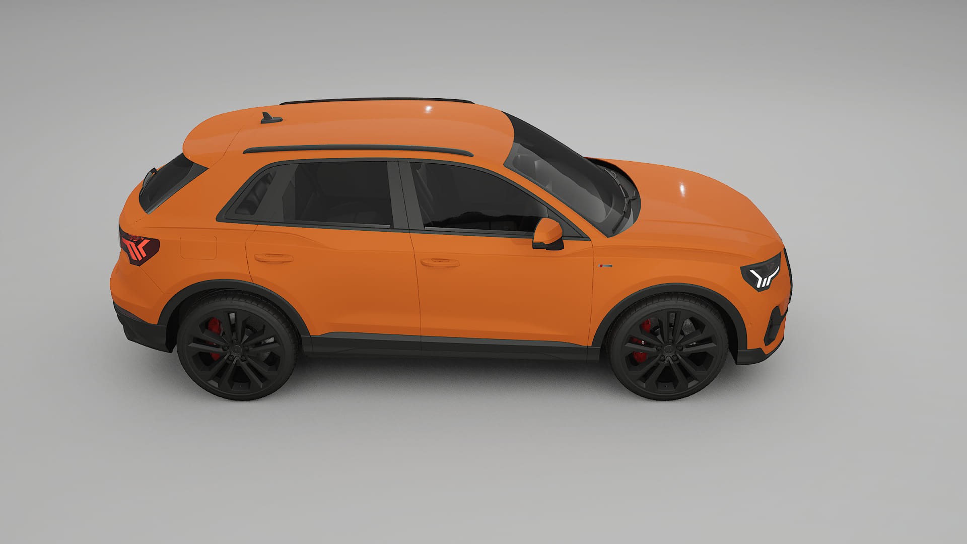 Audi Q3 S Line F3 TPU Lackskyddsfilm | ROCKET Färgskiftande PPF – Komplett Förskuret Kit
