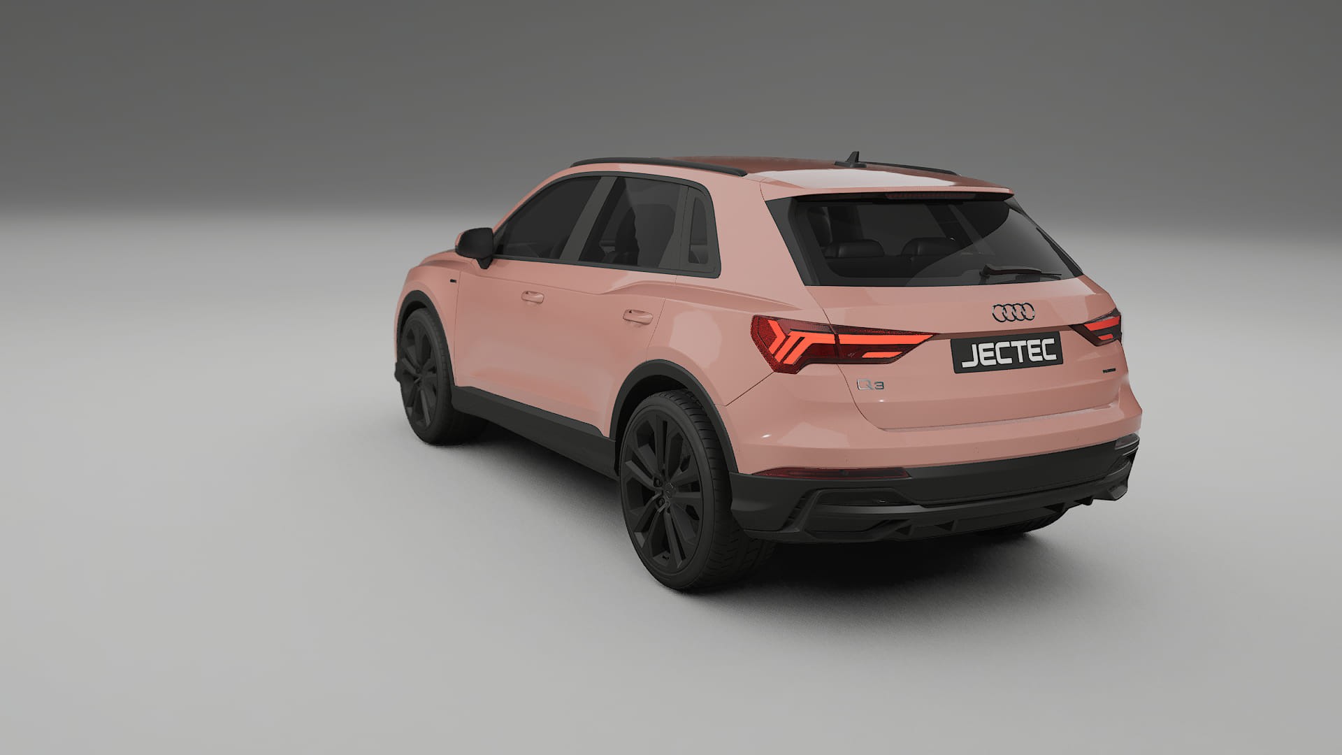 Audi Q3 S Line F3 TPU Lackskyddsfilm | BLUSH Färgskiftande PPF – Komplett Förskuret Kit
