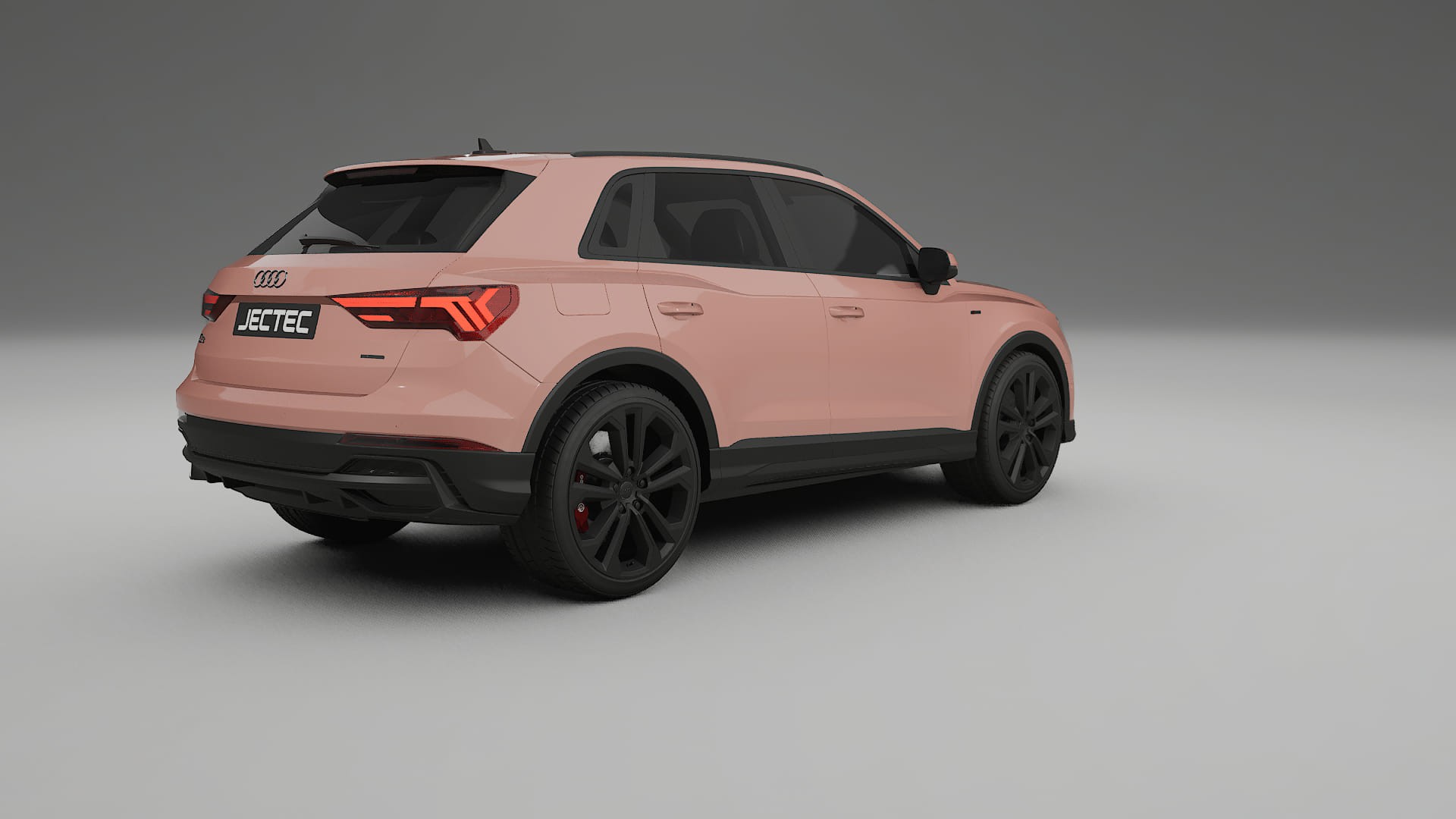 Audi Q3 S Line F3 TPU Lackskyddsfilm | BLUSH Färgskiftande PPF – Komplett Förskuret Kit