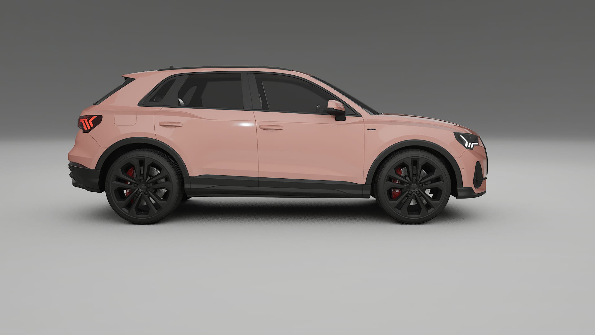 Audi Q3 S Line F3 TPU Lackskyddsfilm | BLUSH Färgskiftande PPF – Komplett Förskuret Kit