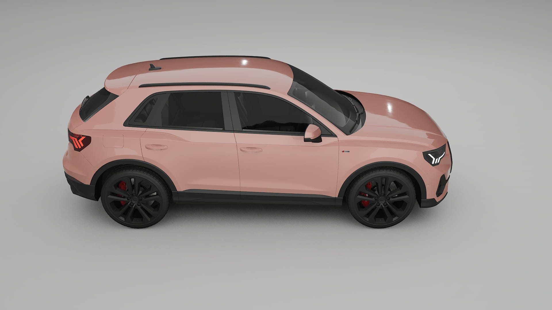 Audi Q3 S Line F3 TPU Lackskyddsfilm | BLUSH Färgskiftande PPF – Komplett Förskuret Kit