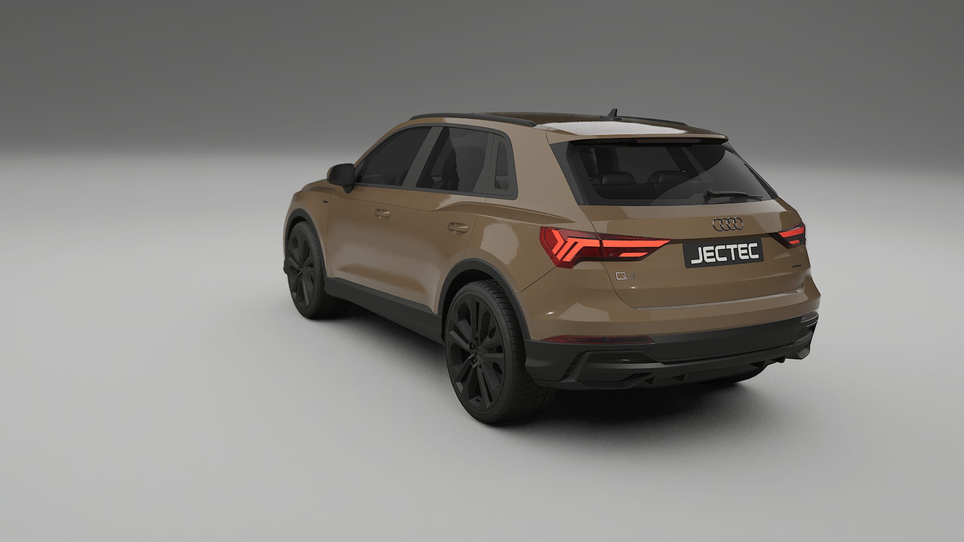 Audi Q3 S Line F3 TPU Lackskyddsfilm | SAHARA Färgskiftande PPF – Komplett Förskuret Kit