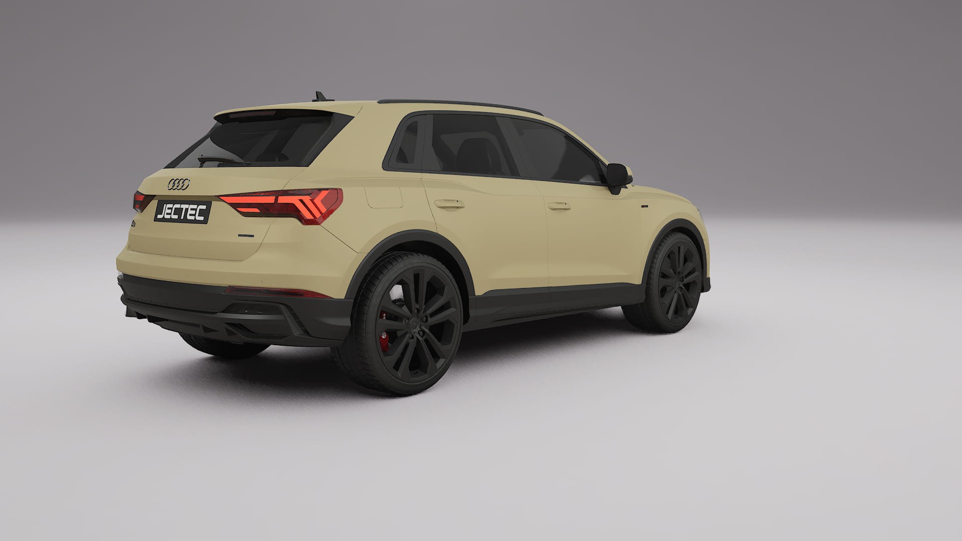 Audi Q3 S Line F3 TPU Lackskyddsfilm | SAND Färgskiftande PPF – Komplett Förskuret Kit