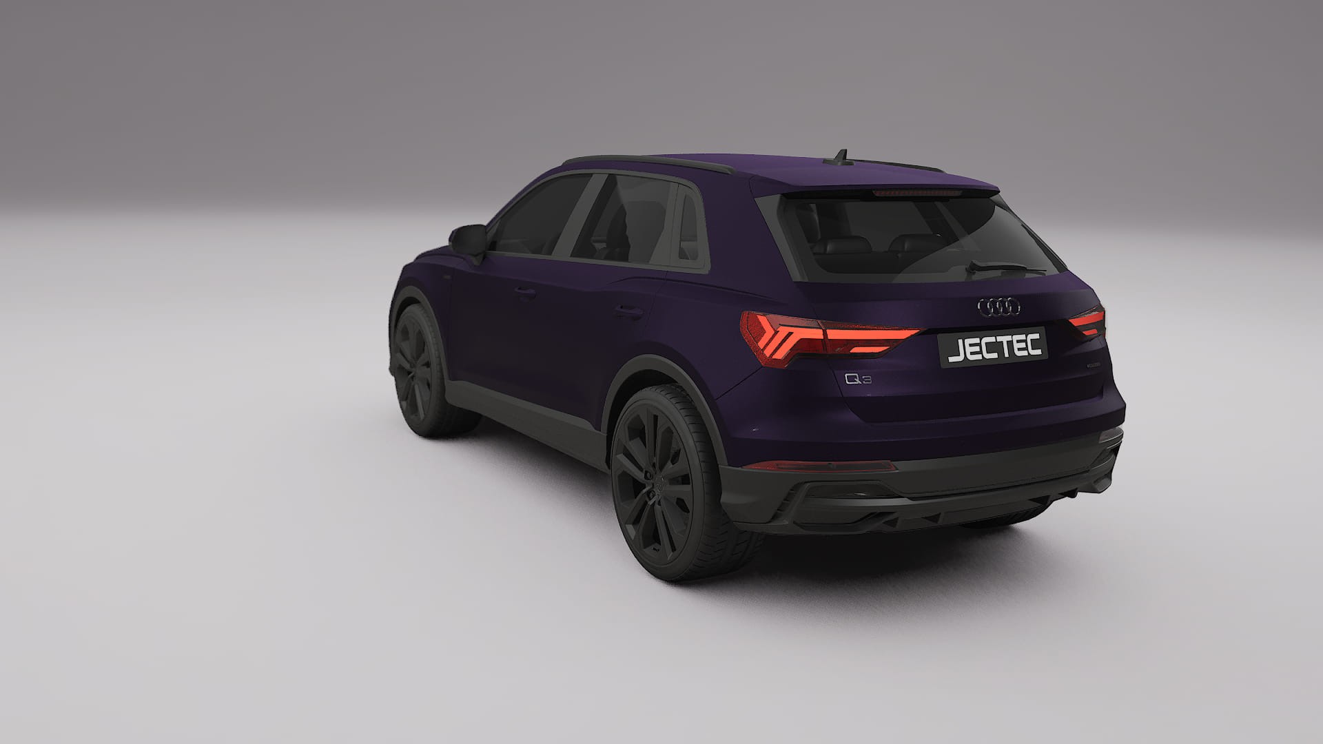 Audi Q3 S Line F3 TPU Lackskyddsfilm | VIOLET Färgskiftande PPF – Komplett Förskuret Kit