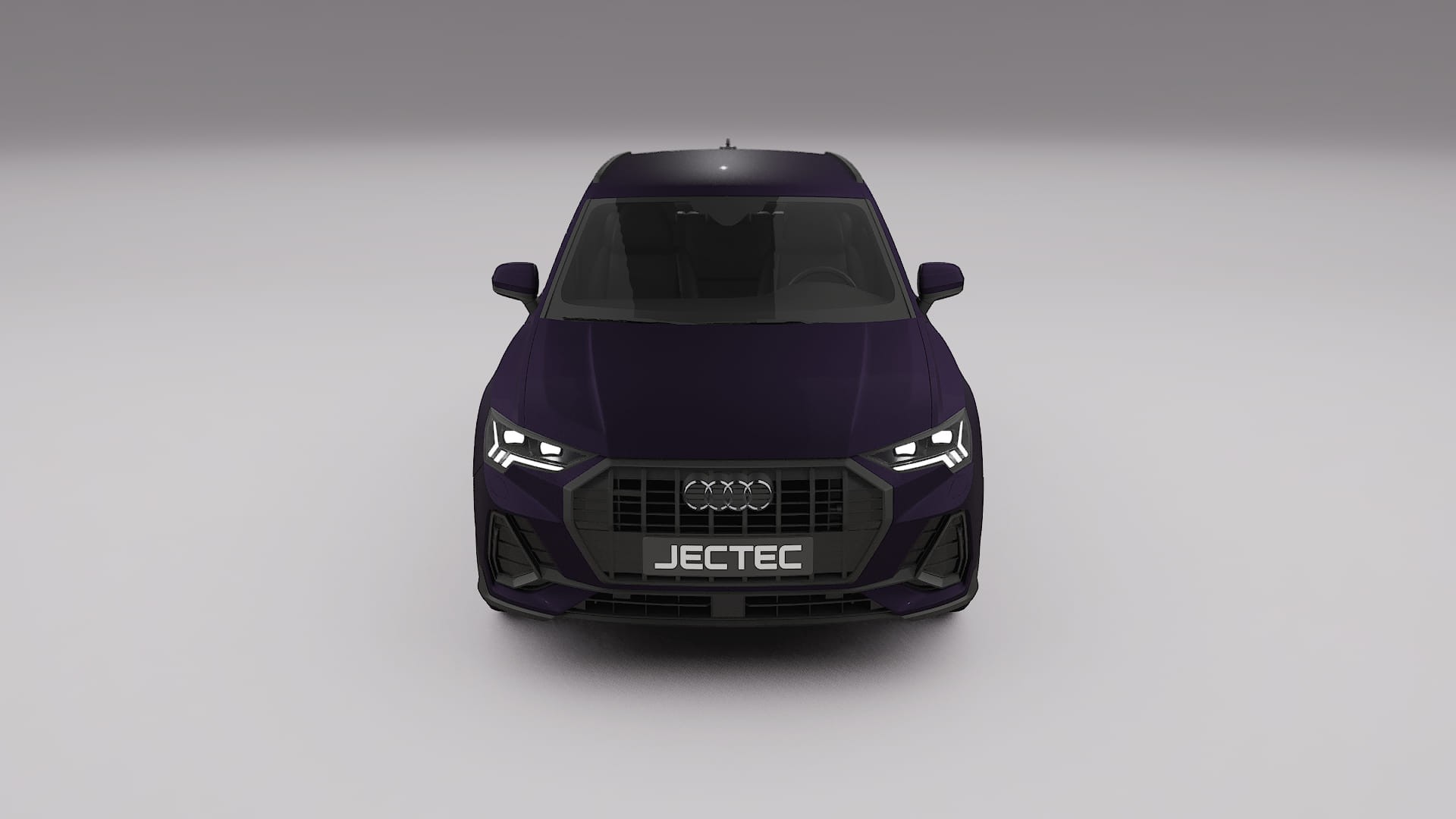 Audi Q3 S Line F3 TPU Lackskyddsfilm | VIOLET Färgskiftande PPF – Komplett Förskuret Kit