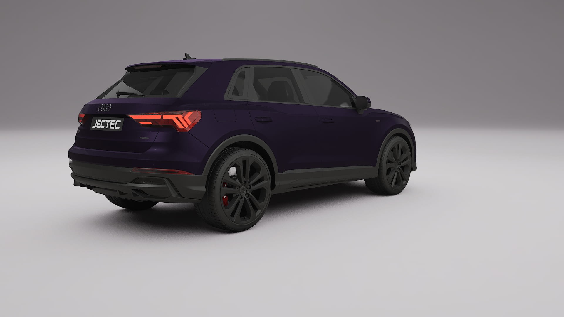 Audi Q3 S Line F3 TPU Lackskyddsfilm | VIOLET Färgskiftande PPF – Komplett Förskuret Kit