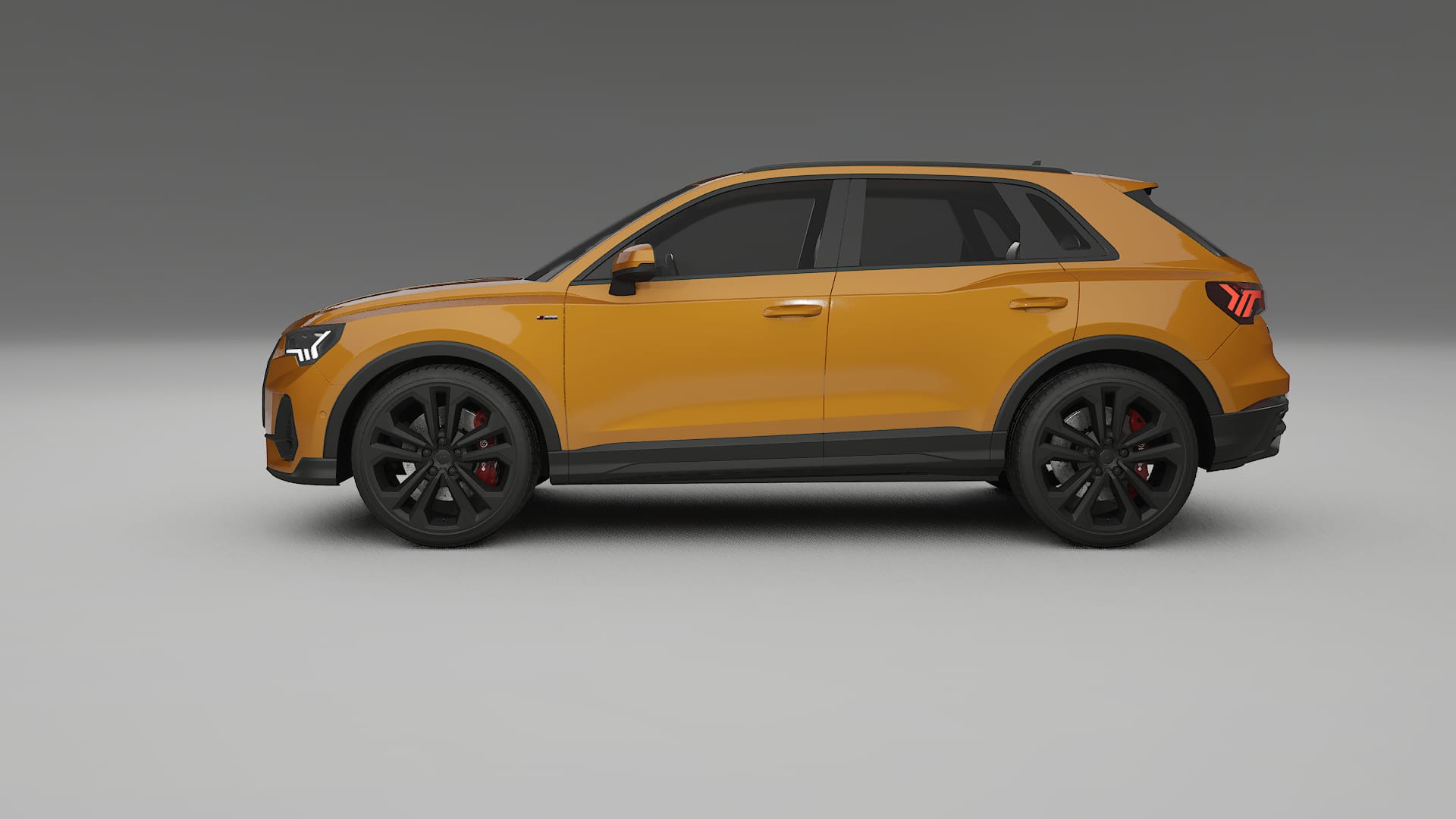 Audi Q3 S Line F3 TPU Lackskyddsfilm | DAISY Färgskiftande PPF – Komplett Förskuret Kit
