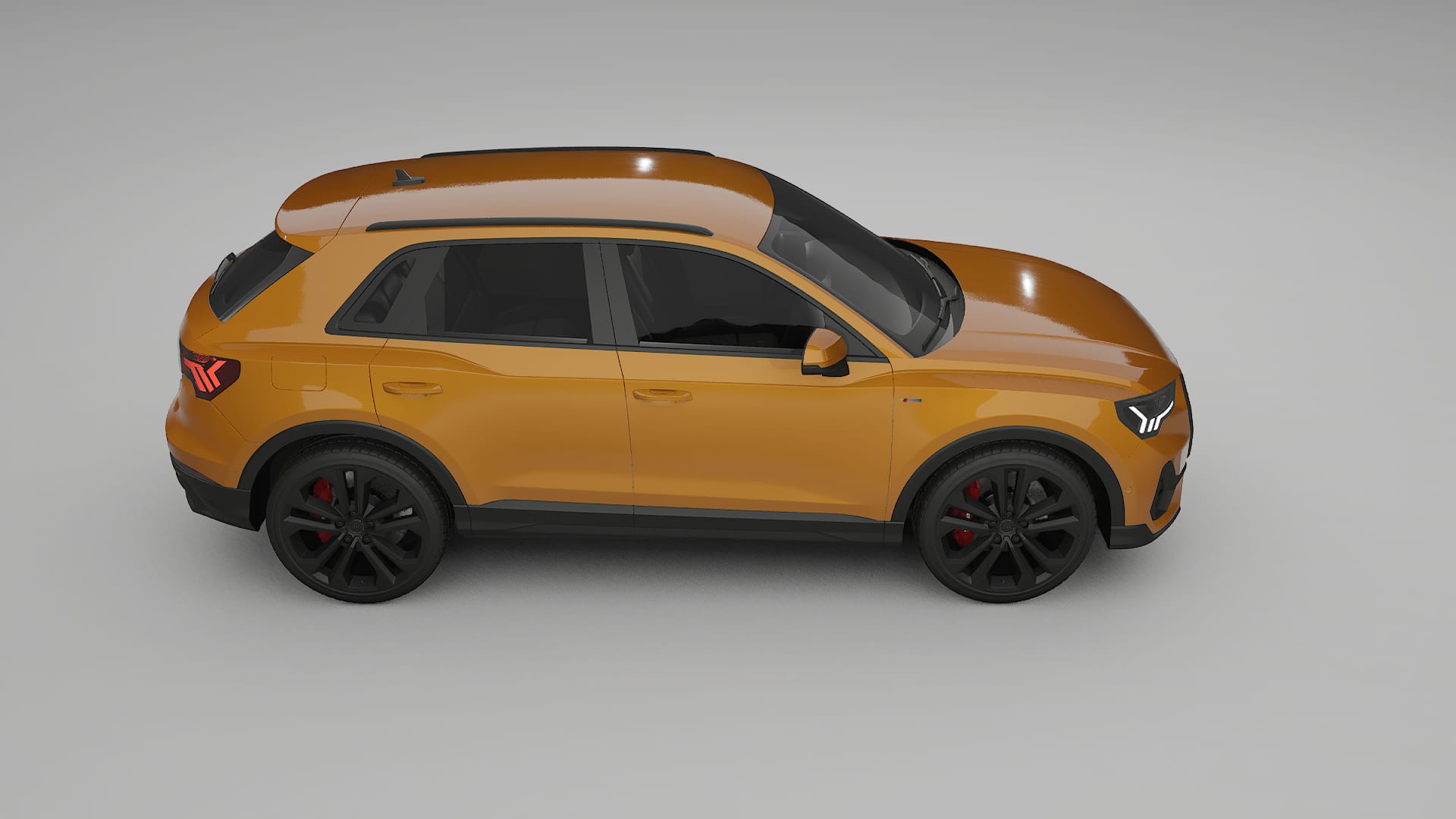 Audi Q3 S Line F3 TPU Lackskyddsfilm | DAISY Färgskiftande PPF – Komplett Förskuret Kit