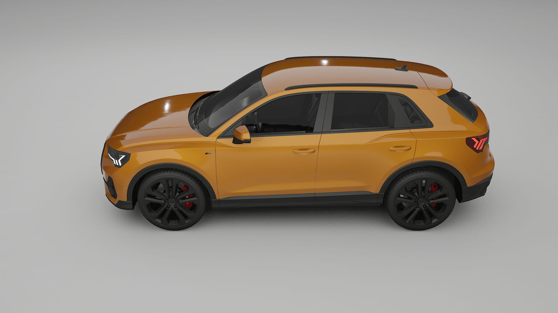 Audi Q3 S Line F3 TPU Lackskyddsfilm | DAISY Färgskiftande PPF – Komplett Förskuret Kit