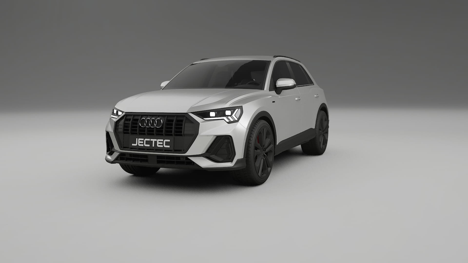 Audi Q3 S Line F3 TPU Lackskyddsfilm | PEARL Färgskiftande PPF – Komplett Förskuret Kit