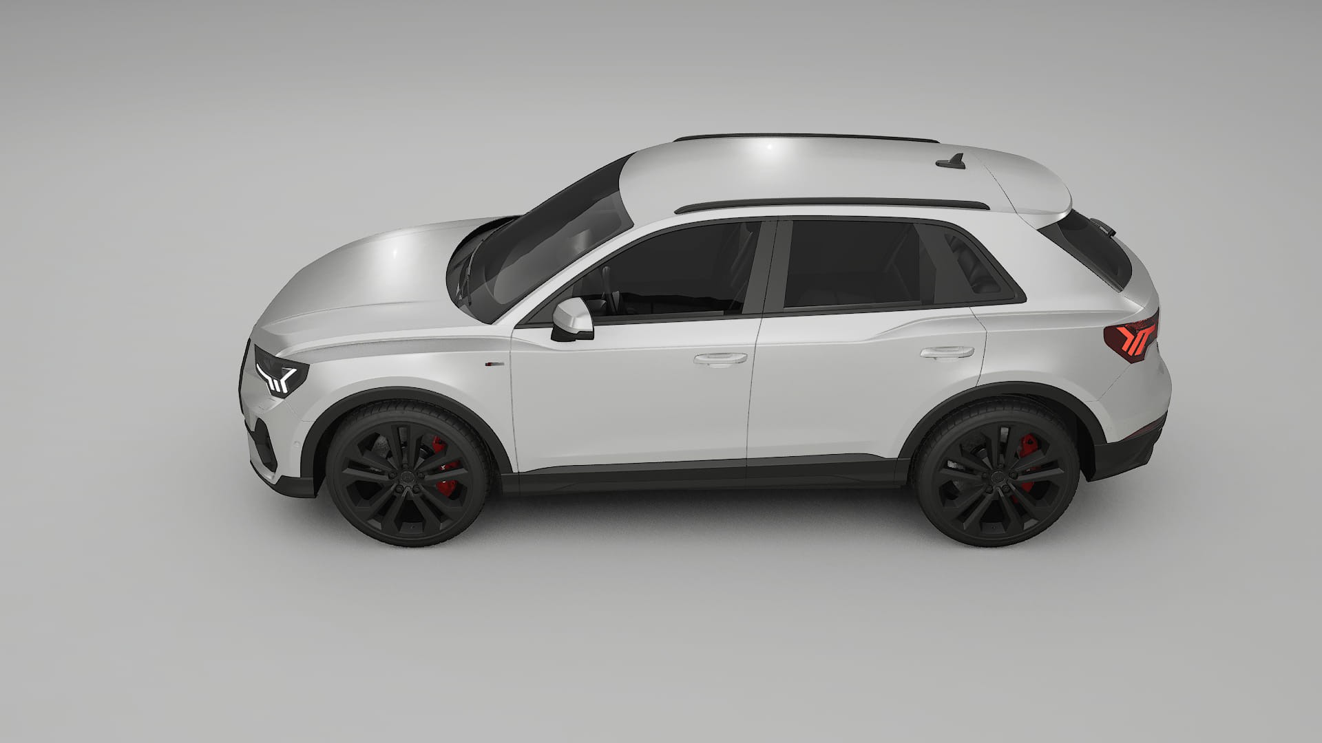 Audi Q3 S Line F3 TPU Lackskyddsfilm | PEARL Färgskiftande PPF – Komplett Förskuret Kit