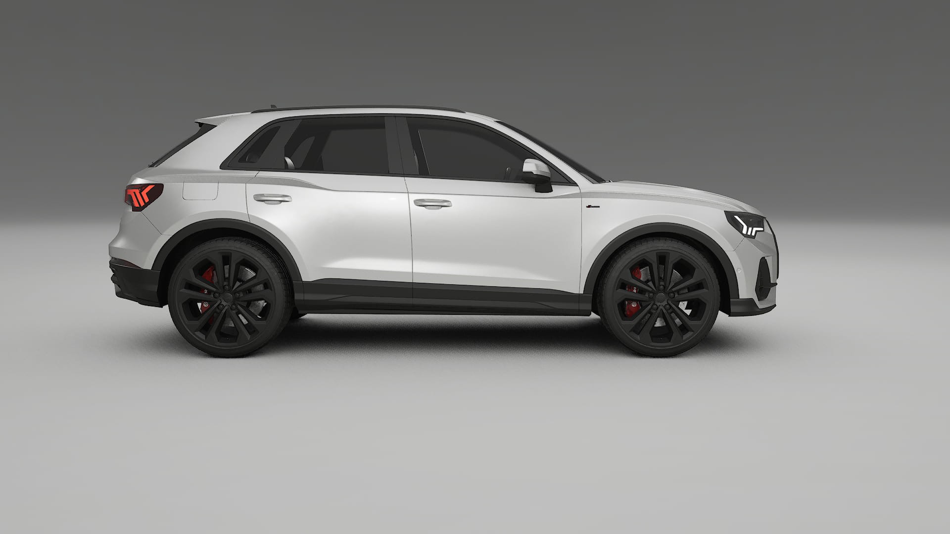 Audi Q3 S Line F3 TPU Lackskyddsfilm | PEARL Färgskiftande PPF – Komplett Förskuret Kit