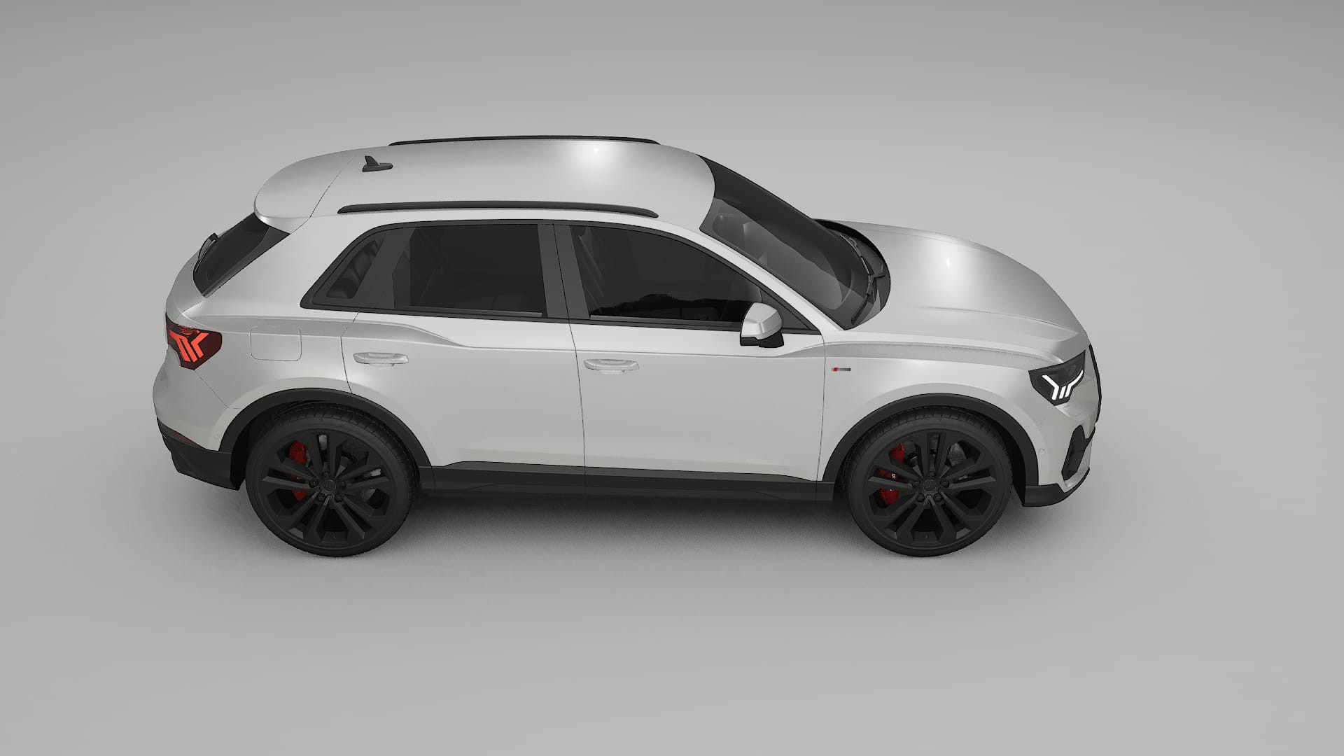 Audi Q3 S Line F3 TPU Lackskyddsfilm | PEARL Färgskiftande PPF – Komplett Förskuret Kit