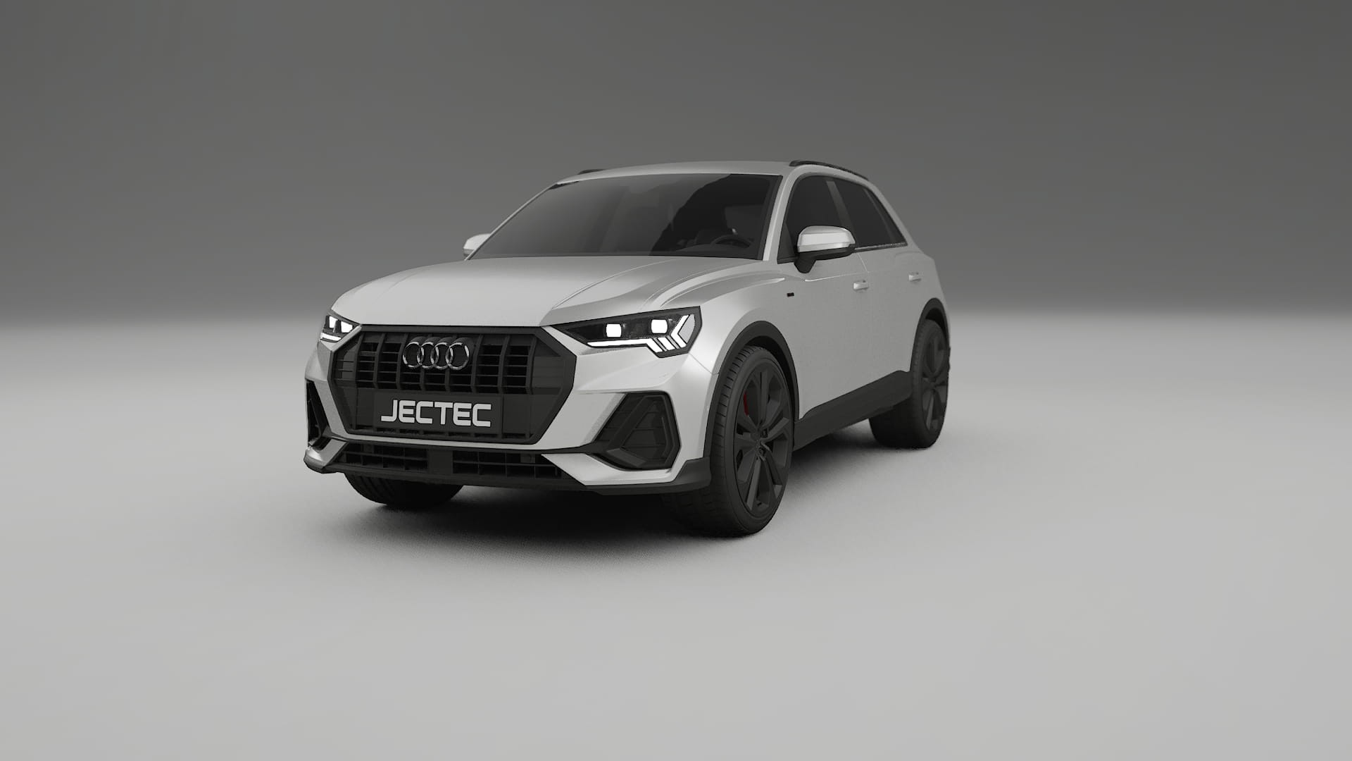 Audi Q3 S Line F3 TPU Lackskyddsfilm | OPAL Färgskiftande PPF – Komplett Förskuret Kit