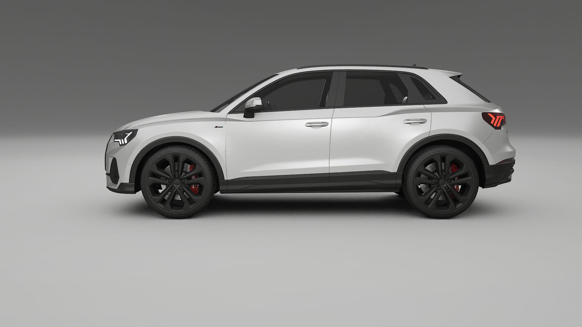 Audi Q3 S Line F3 TPU Lackskyddsfilm | OPAL Färgskiftande PPF – Komplett Förskuret Kit