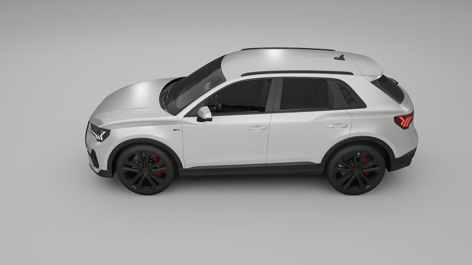 Audi Q3 S Line F3 TPU Lackskyddsfilm | OPAL Färgskiftande PPF – Komplett Förskuret Kit