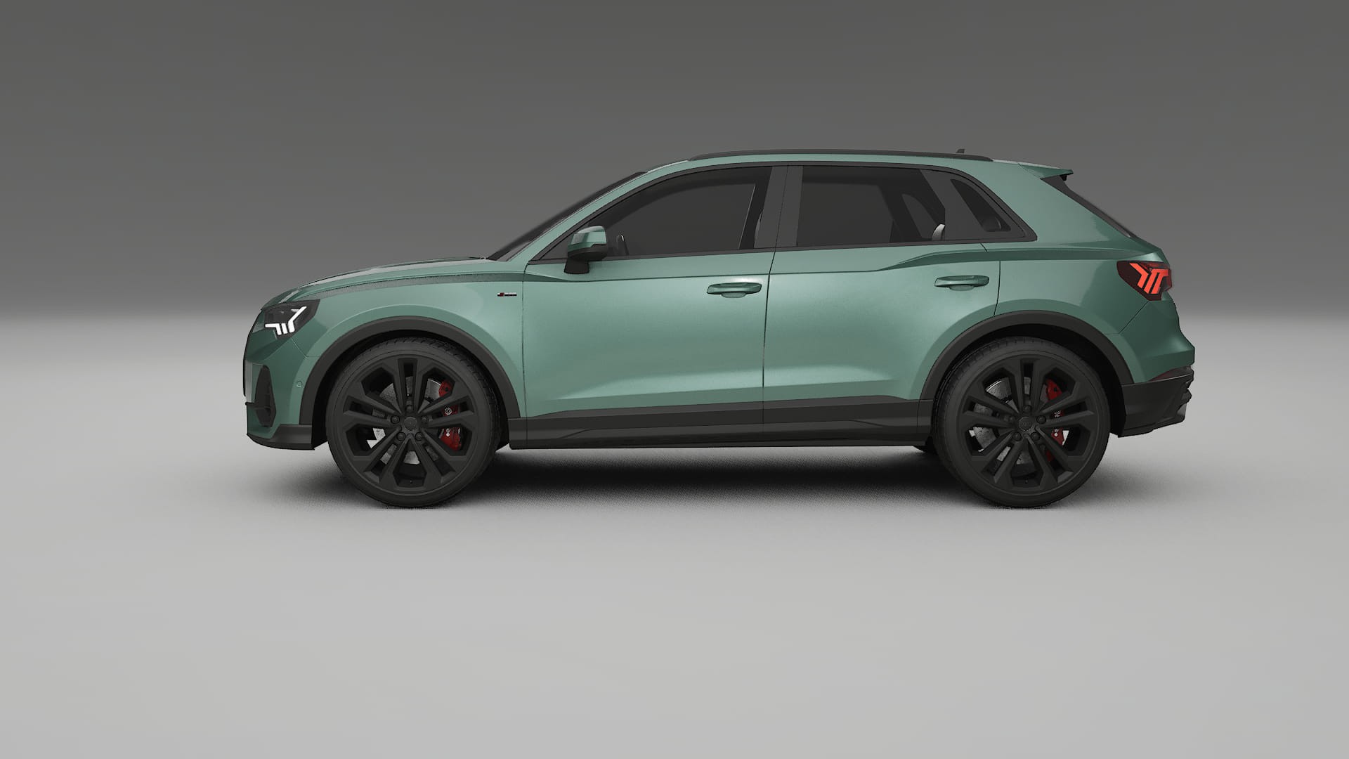 Audi Q3 S Line F3 TPU Lackskyddsfilm | EVERGREEN Färgskiftande PPF – Komplett Förskuret Kit