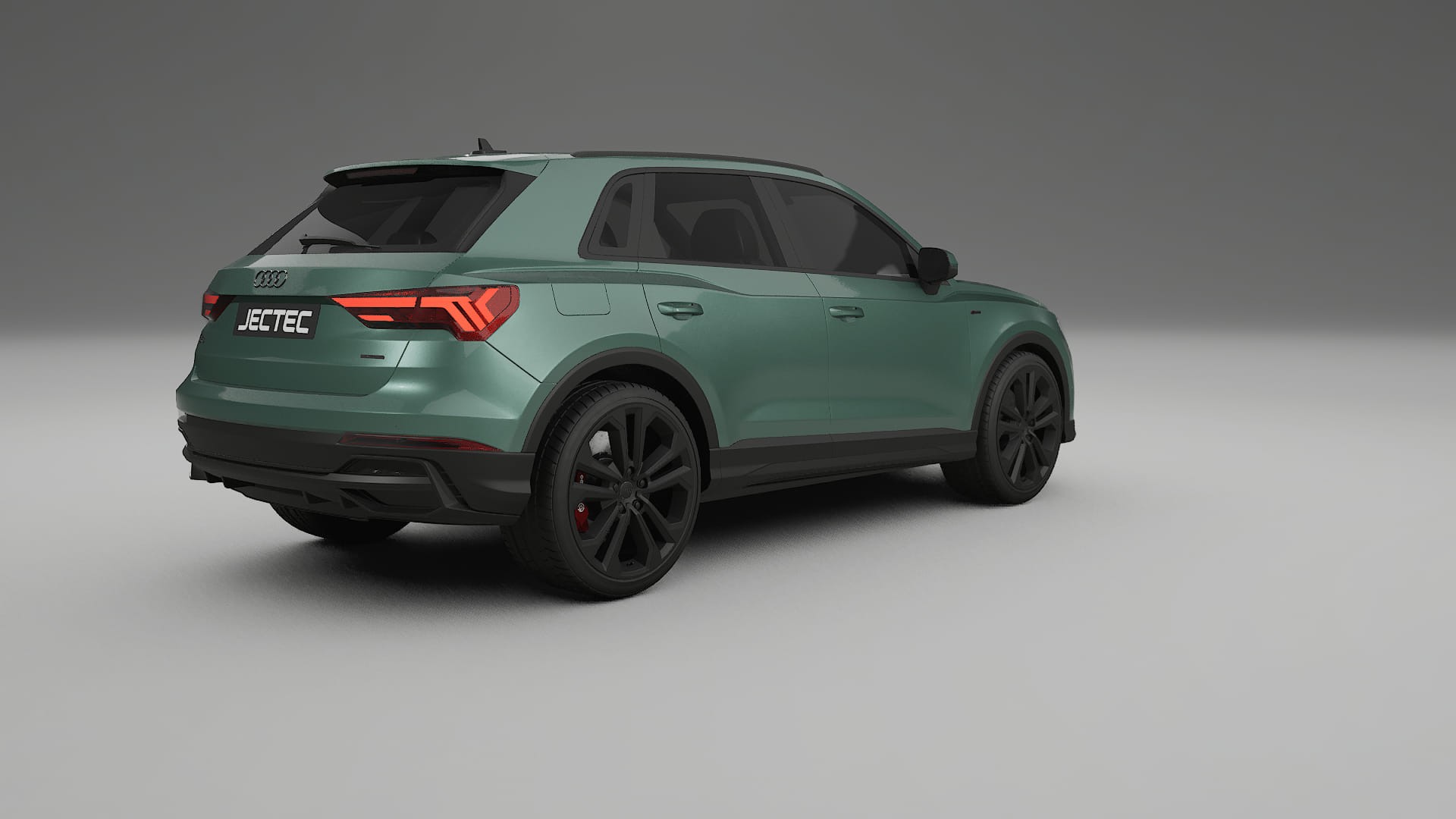 Audi Q3 S Line F3 TPU Lackskyddsfilm | EVERGREEN Färgskiftande PPF – Komplett Förskuret Kit